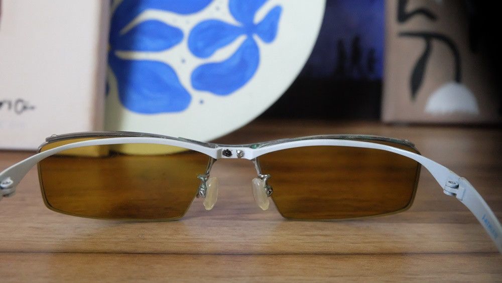 Japanese Brand I-Athlete 1A 404 Titanium Glasses Size ONE SIZE - 6 Thumbnail