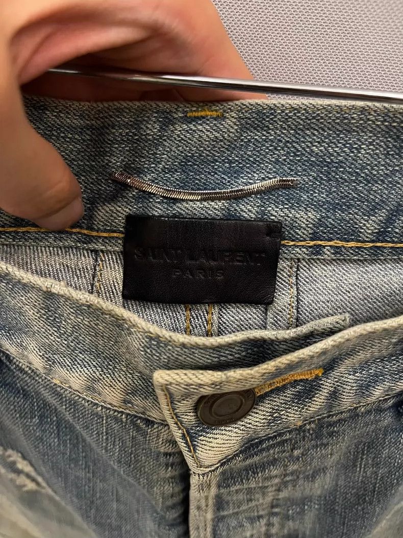 Saint Laurent Paris Saint Laurent Paris 14 FW Big Bang Blue Jeans Nextarrow-250 Size US 30 / EU 46 - 5 Thumbnail