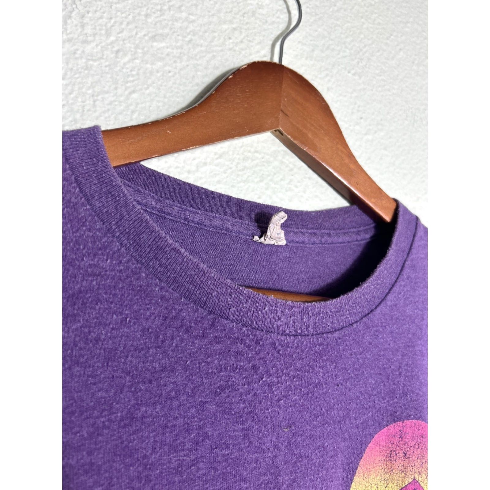 Vintage Mens XXL Short Sleeve Purple T Shirt Alaska Last Frontier Y2k Front? Size US L / EU 52-54 / 3 - 6 Thumbnail