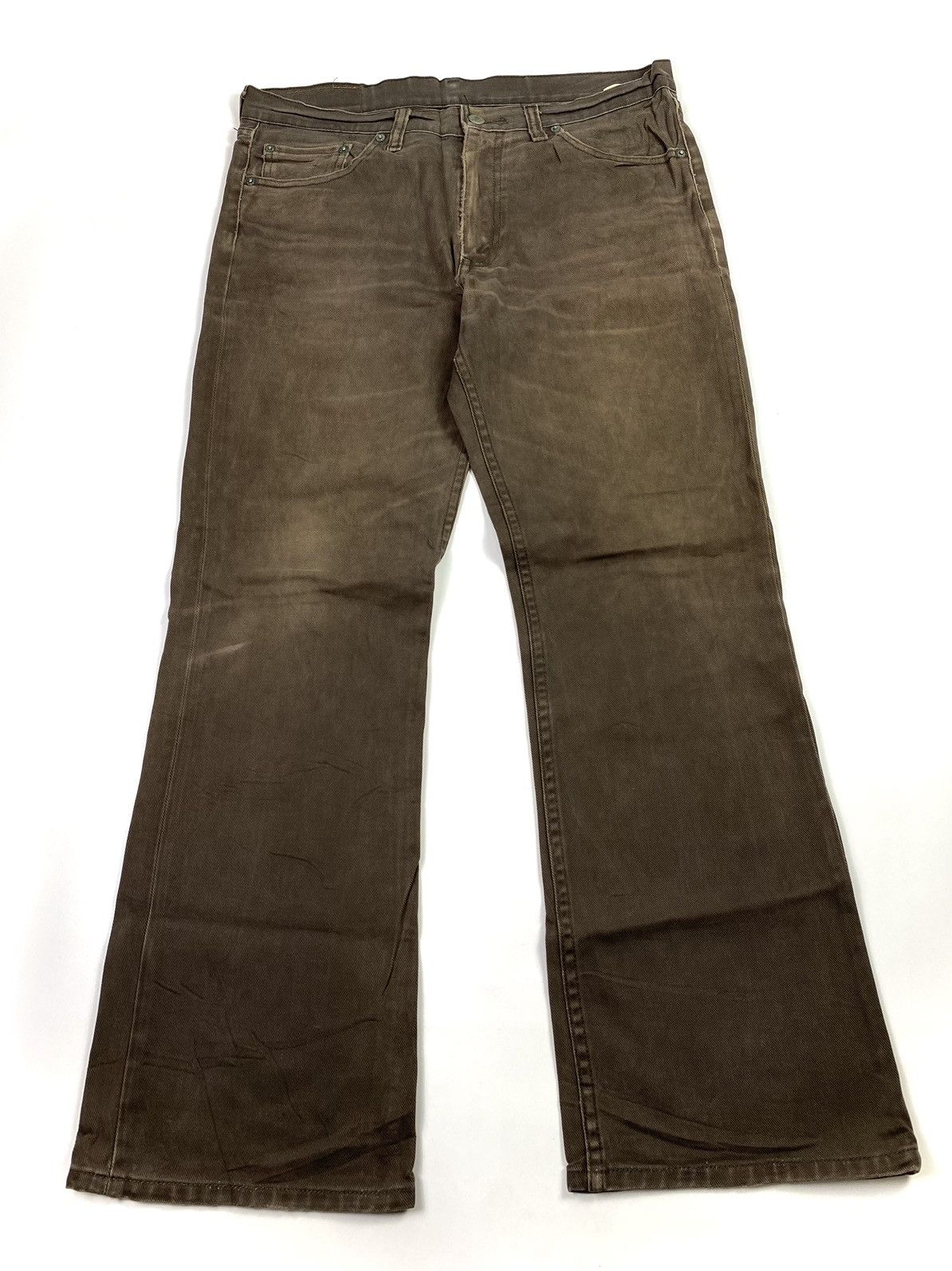 Levi's Levis Flare 517 brown jeans pant faded style Size US 34 / EU 50 - 11 Thumbnail
