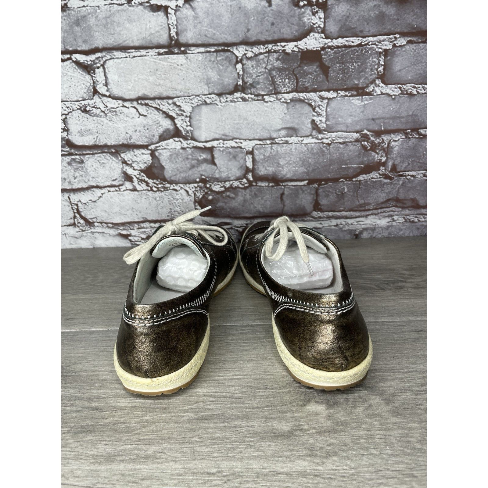 JOSEF SEIBAL Josef Seibel Comfort Metallic Silver Leather Casual Shoes Wo Size US 9.5 / IT 39.5 - 7 Thumbnail
