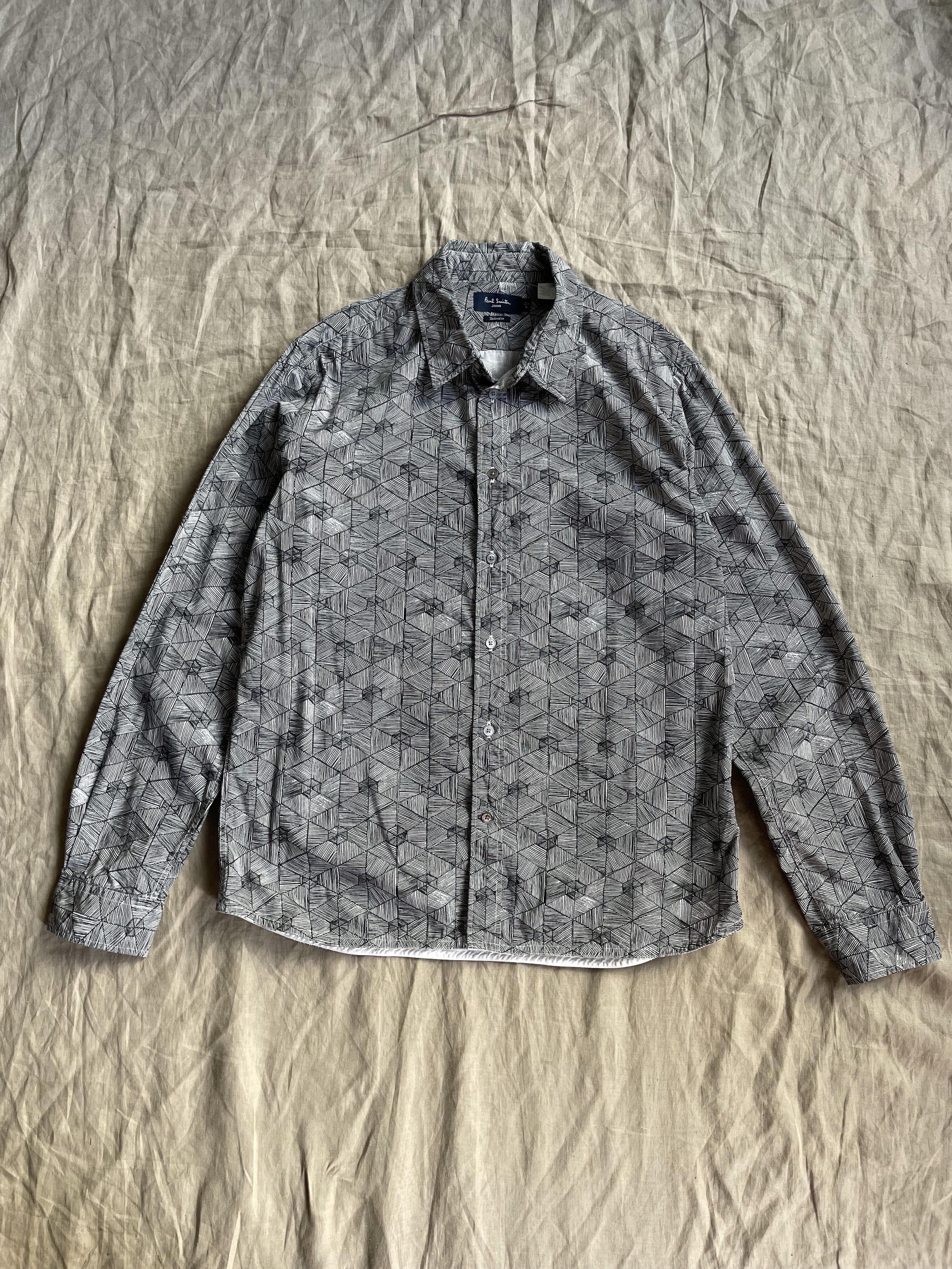 Paul Smith Paul Smith Pattern Formal Casual Shirt 7481AC Size US XL / EU 56 / 4 - 2 Thumbnail
