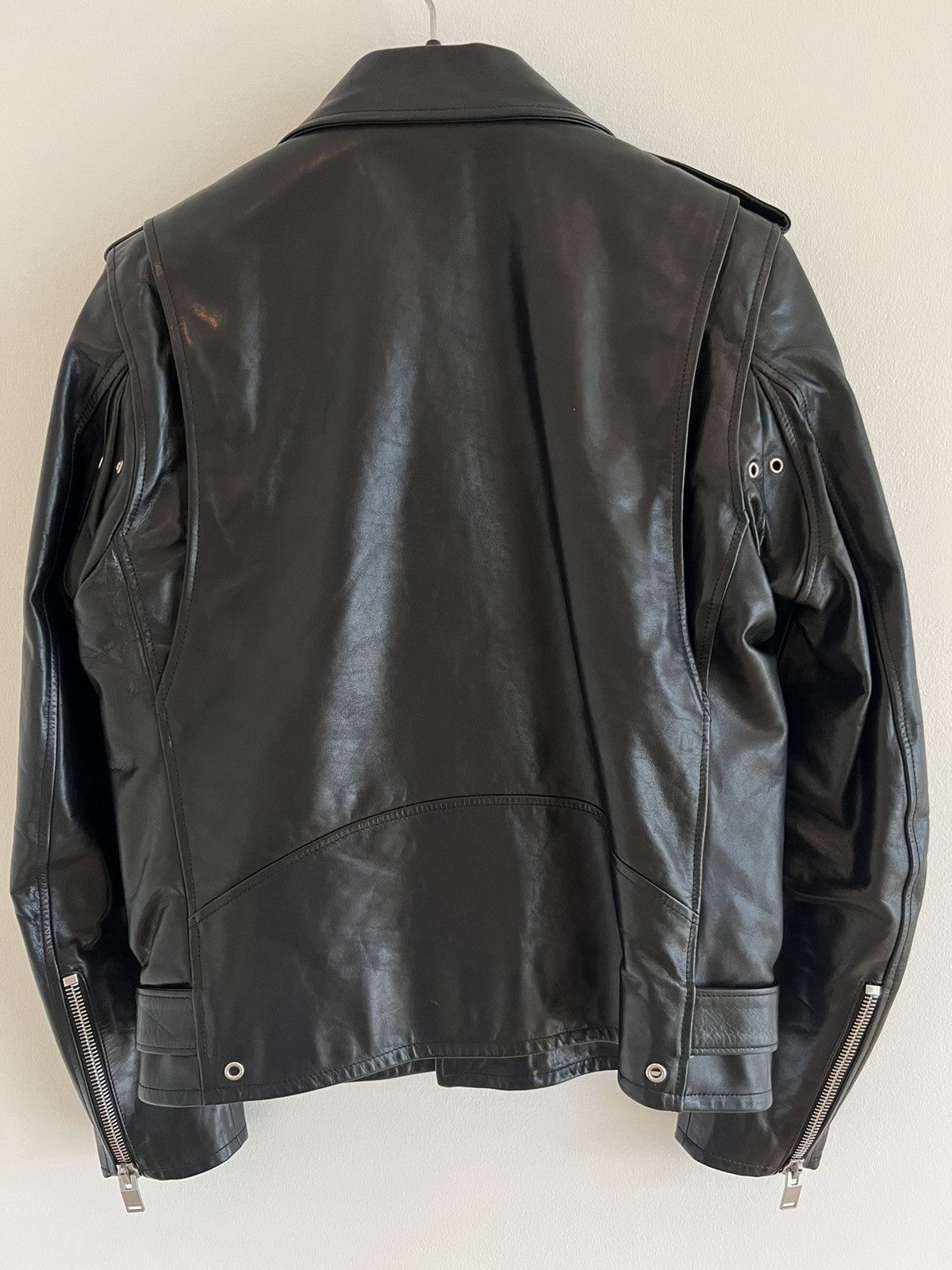 Hedi Slimane × Saint Laurent Paris Saint Laurent Paris L17 Leather Jacket Sz. 48 - Hedi Sliman Size US M / EU 48-50 / 2 - 7 Thumbnail