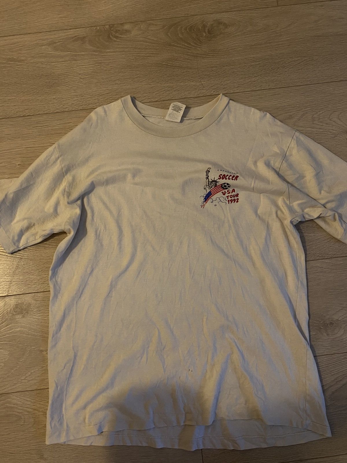 Vintage cranbook soccer 1992 vintage t-shirt Size US L / EU 52-54 / 3 - 1 Thumbnail