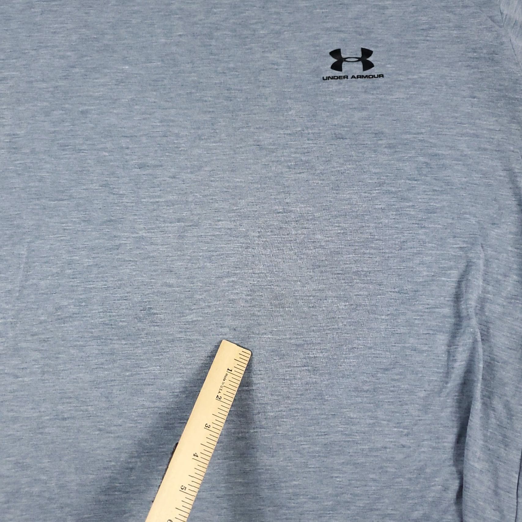 Under Armour Under Armour T Shirt Mens XL Blue Activewear Short Sleeve Crew Neck Pullover Regular Fit Logo Sports Classic Modern Vintage: No Size US XL / EU 56 / 4 - 4 Thumbnail