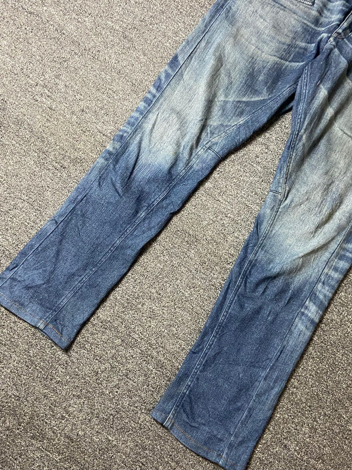 Edwin × Vintage Vintage EDWIN Regular Fit Distressed Denim Jeans (123) Size US 32 / EU 48 - 7 Thumbnail