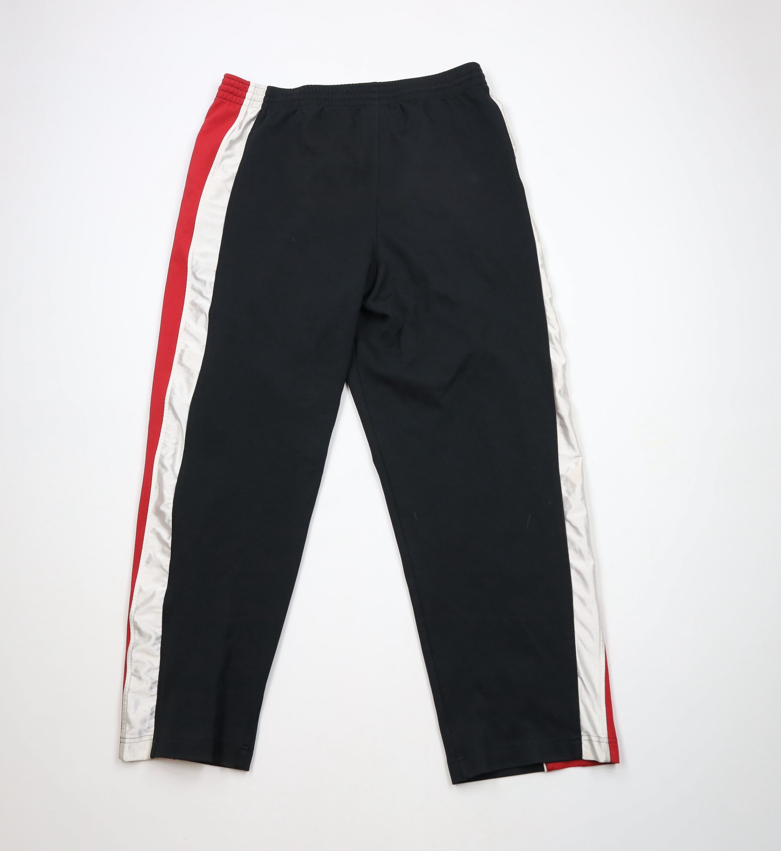 Nike × Vintage Vintage Nike Basketball Mini Swoosh Wide Leg Pants Black Size US 36 / EU 52 - 10 Thumbnail