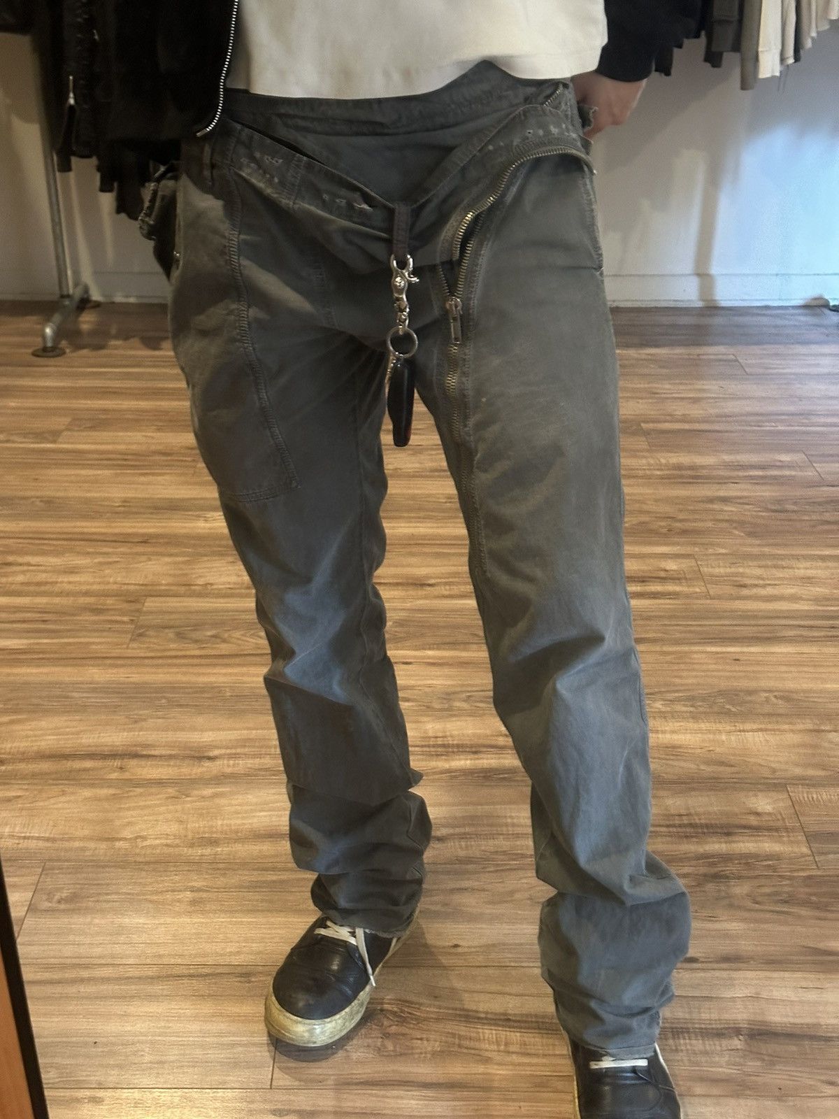 Rick Owens Rare Hog Washed Ripstop Nylon Aircut Pants Size US 33 - 8 Thumbnail