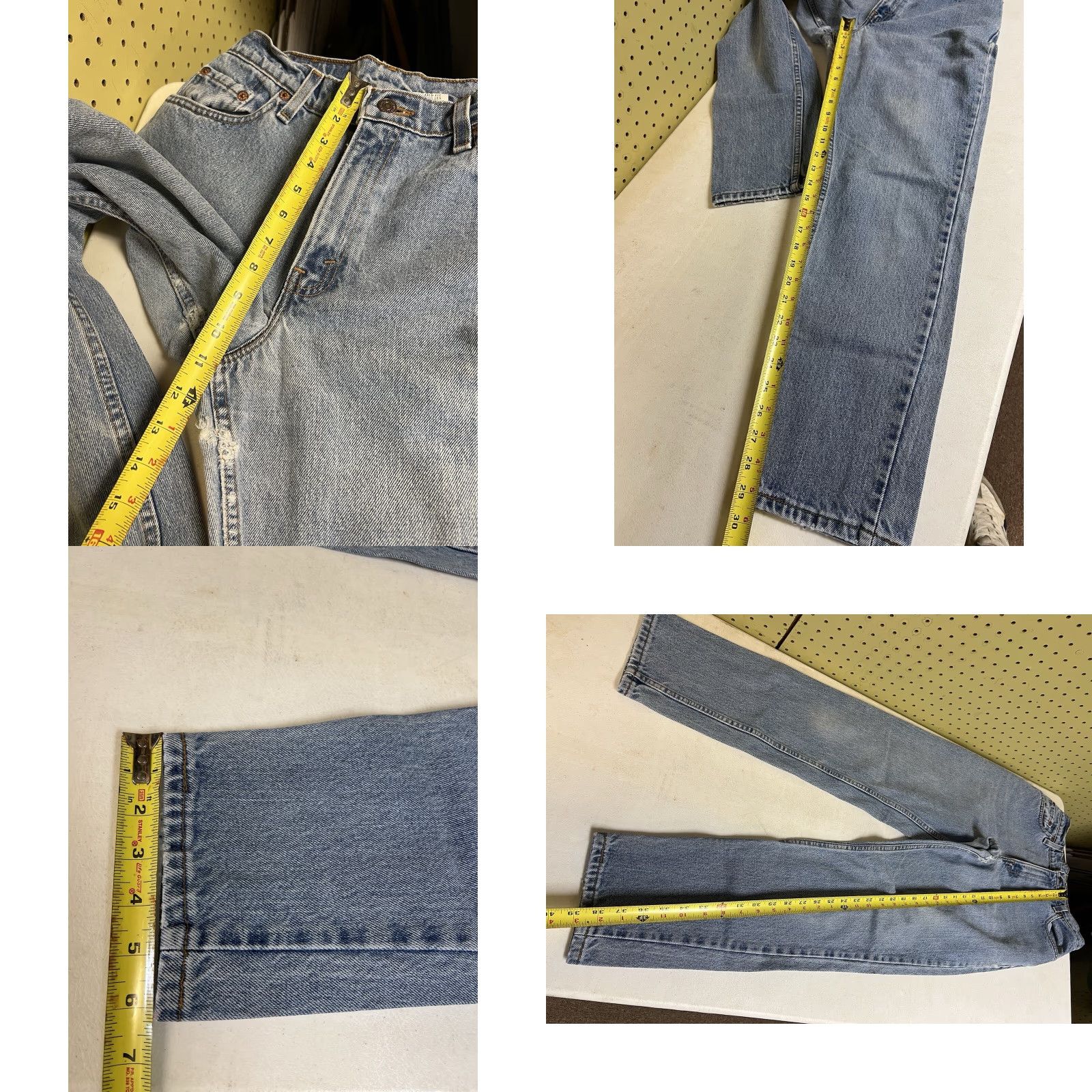 Levi's VINTAGE Levi's 550 Denim Jeans Tapered Distressed Women Sz 6 USA Made Jeans Size 28" / US 6 / IT 42 - 8 Thumbnail