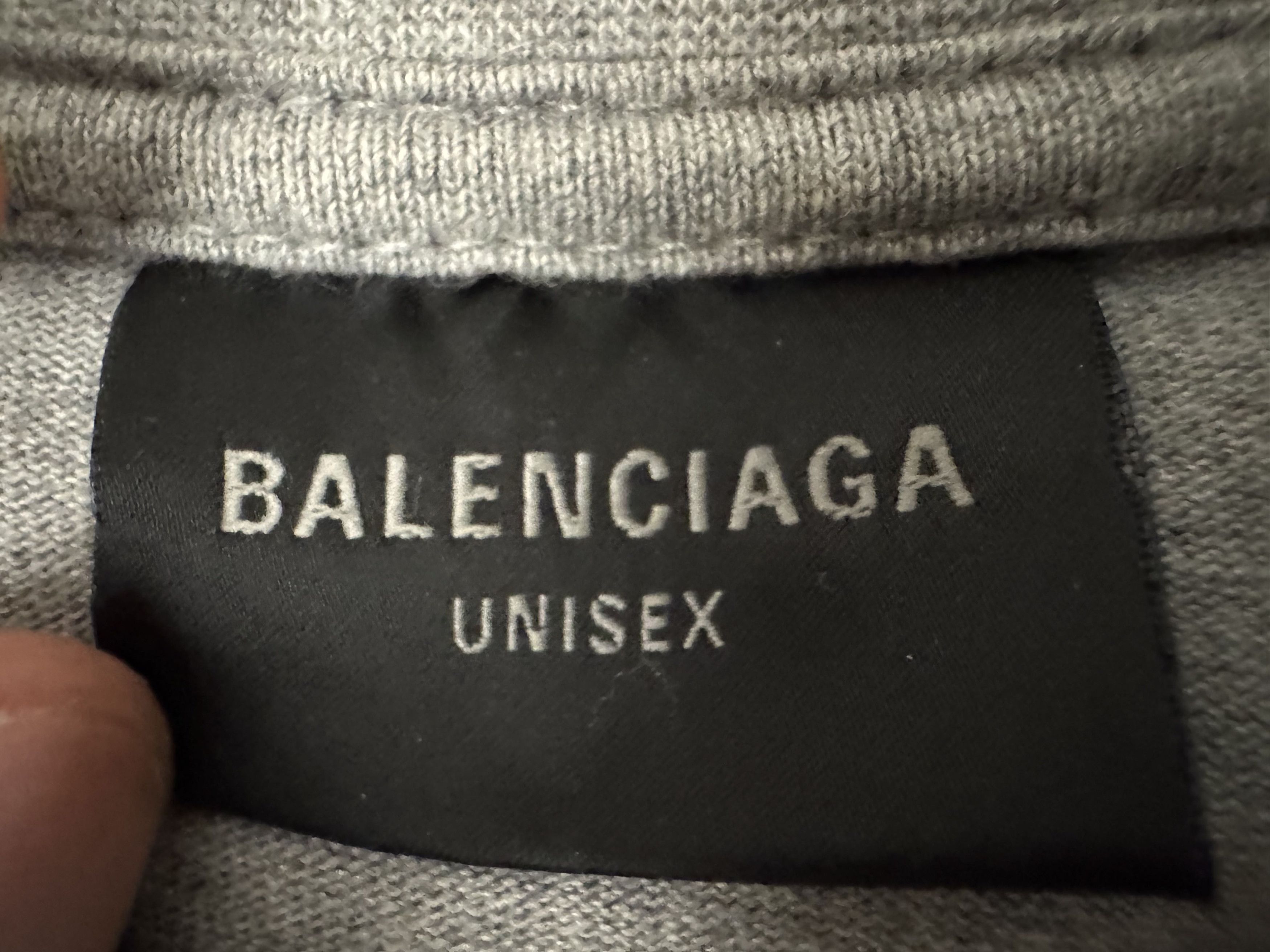 BALENCIAGA skater グラフィティTシャツ ユニセックス グレー BALENCIAGA skater グラフィティTシャツ ユニセックス グレー