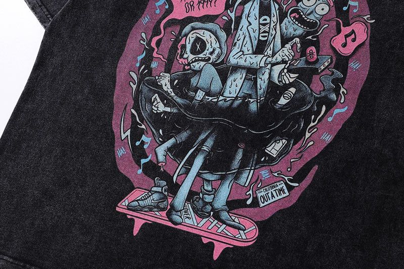 Japanese Brand × Vintage 90s Design Back In Time Oversized Printed Vintage T Shirt Size US M / EU 48-50 / 2 - 5 Thumbnail