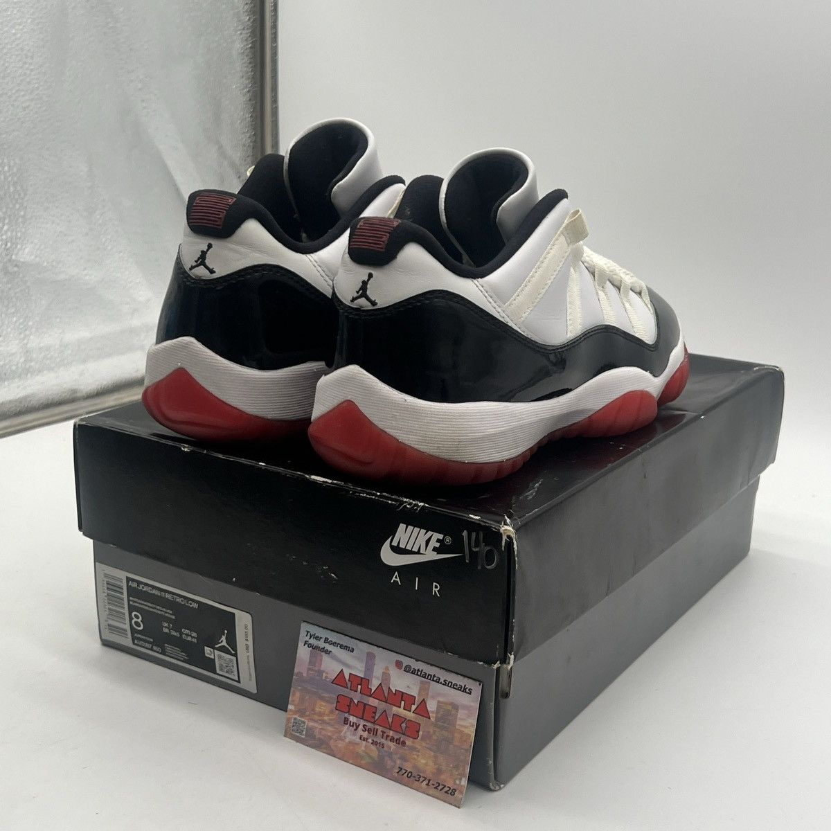 Jordan Brand Air Jordan 11 Low concord bred Size US 8 / EU 41 - 5 Thumbnail
