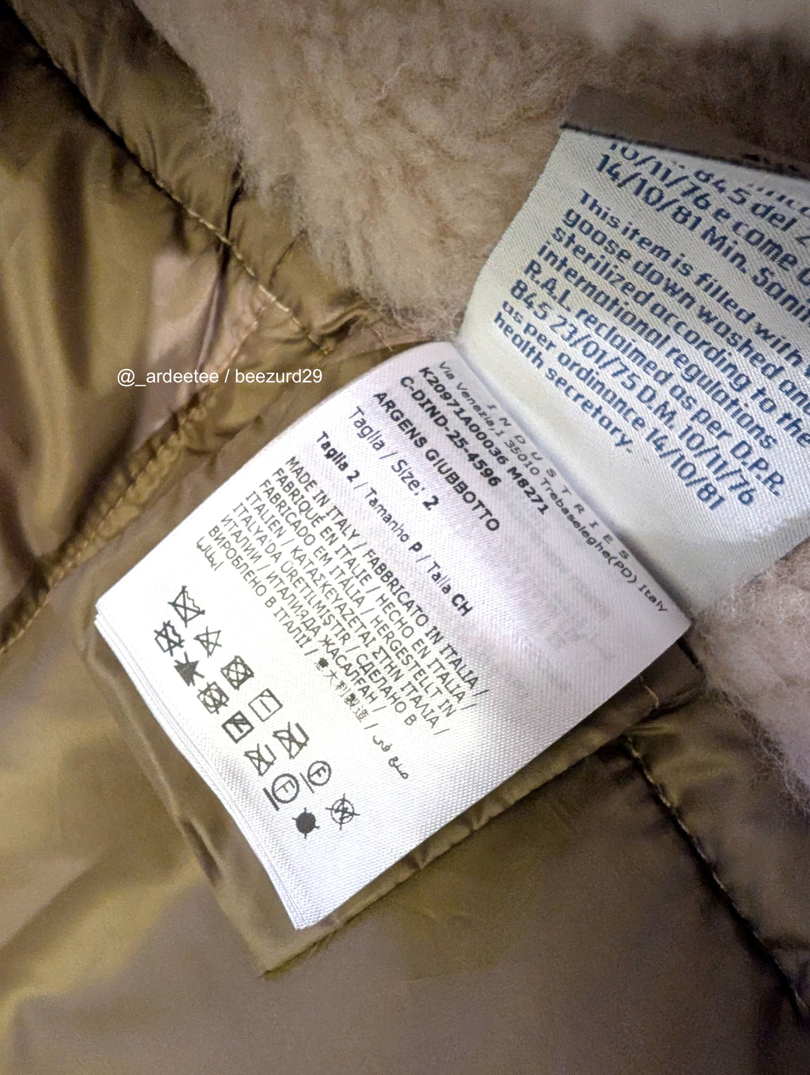 Moncler Grenoble *NEW* $8K SHEARLING LEATHER/DOWN ARGENS PUFFER JACKET Size US M / EU 48-50 / 2 - 19 Thumbnail