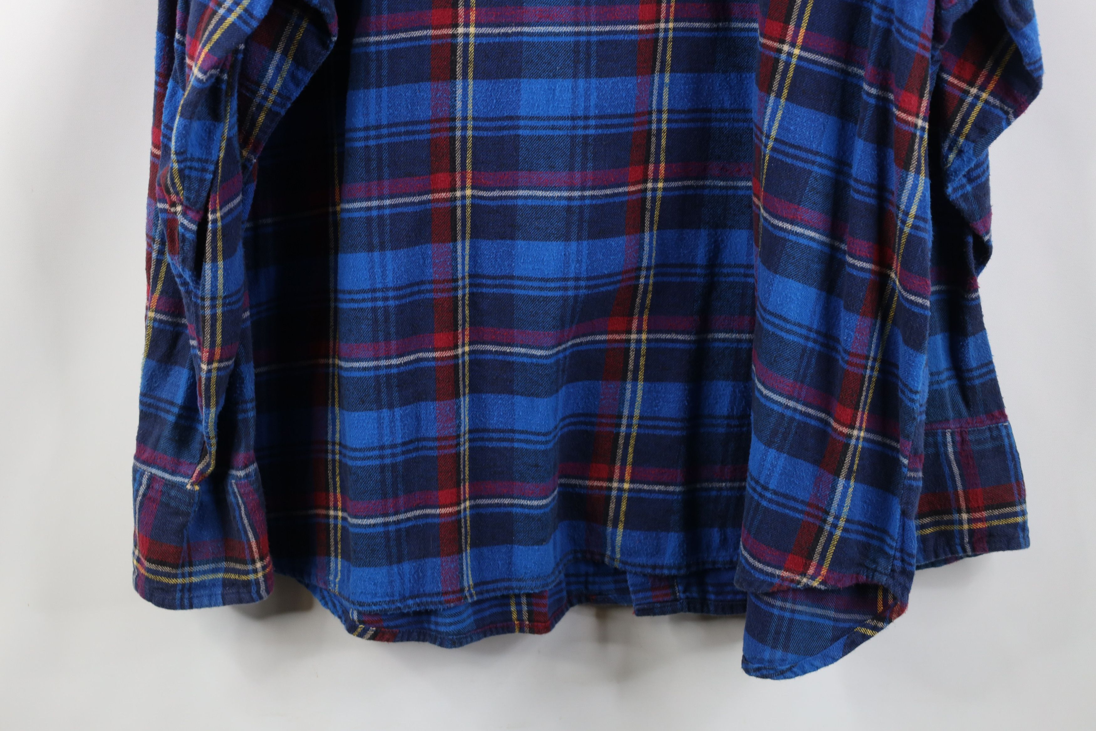 Wrangler Vintage 90s Wrangler Cowboy Flannel Snap Button Shirt Size US XXL / EU 58 / 5 - 10 Thumbnail