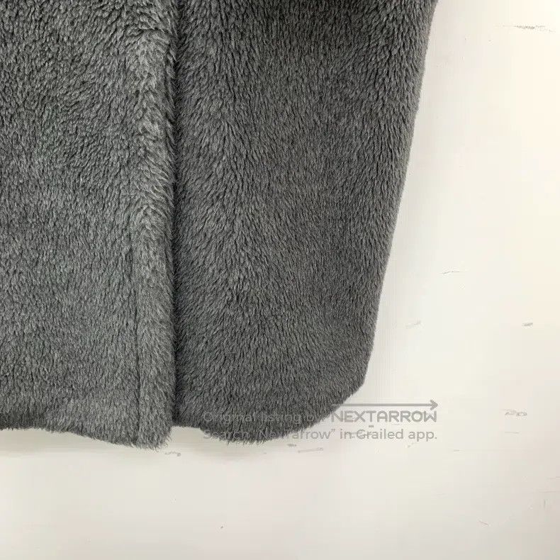 Max Mara Max Mara Dark Gray Teddy Sheep Wool Lapel Double Breasted Size S / US 4 / IT 40 - 5 Thumbnail