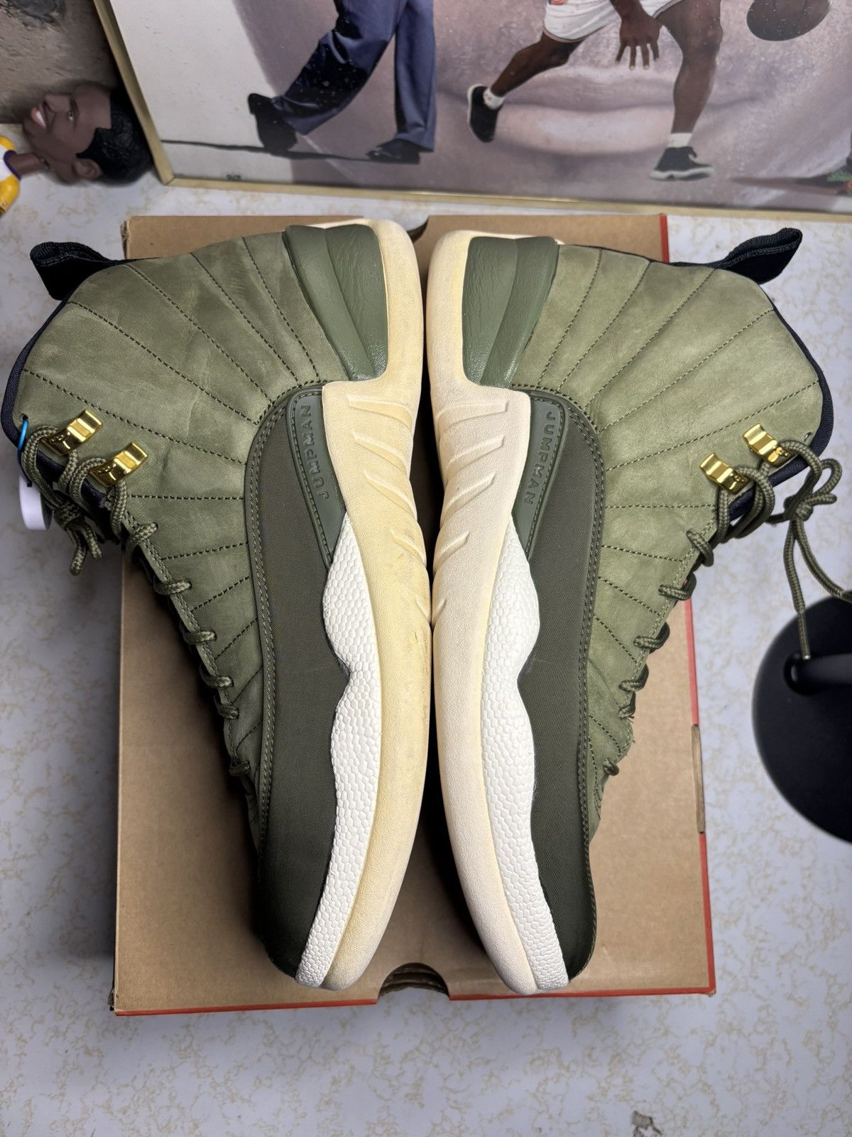 Jordan Brand Air Jordan 12 Retro Cool Grey 2012 Size US 12 / EU 45 - 4 Thumbnail