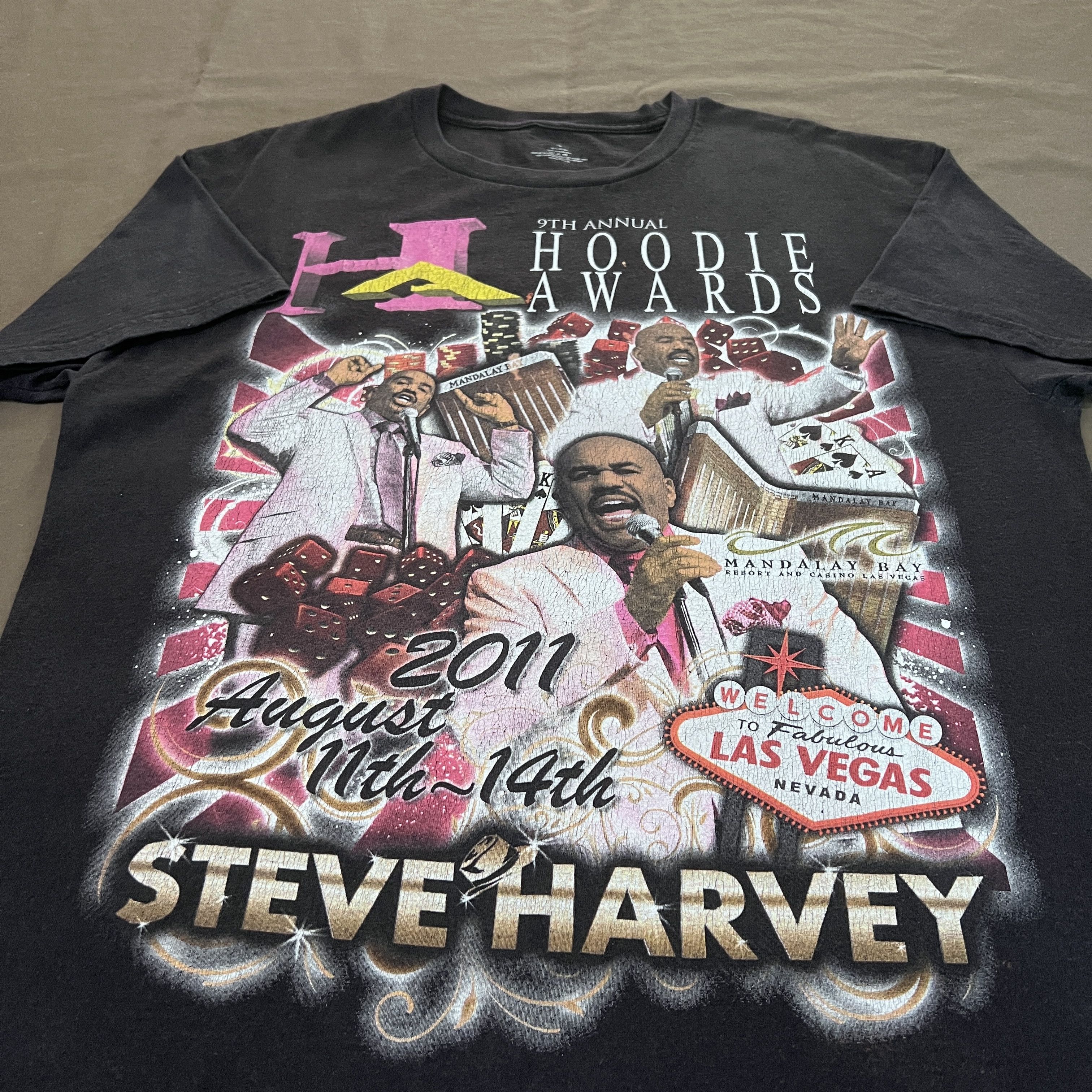 Vintage Y2K 2011 Hoodie awards Steve Harvey Promo Tee XL