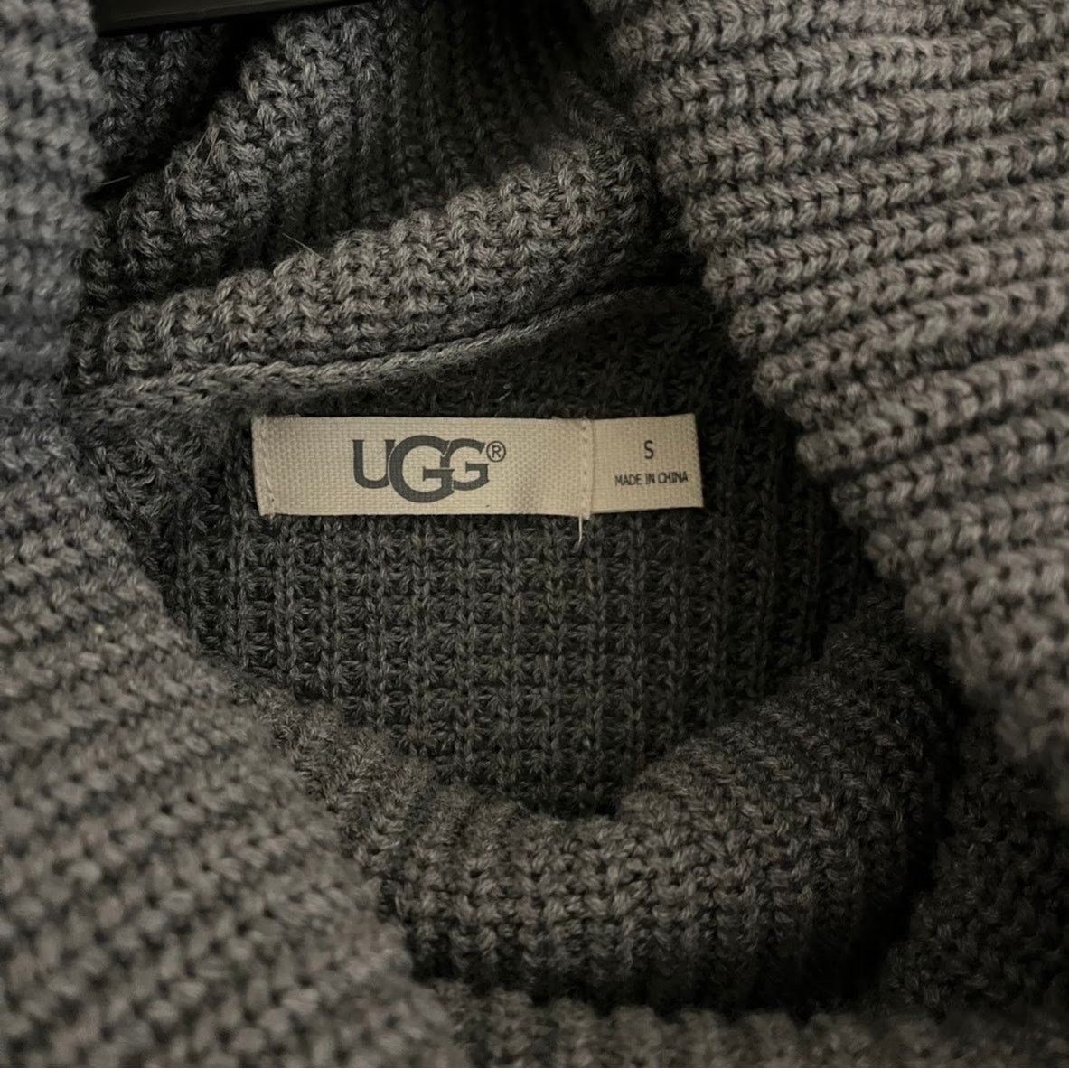 Ugg UGG Australia Dark Gray Selby Tunic Turtleneck Sweater Small Size S / US 4 / IT 40 - 7 Thumbnail