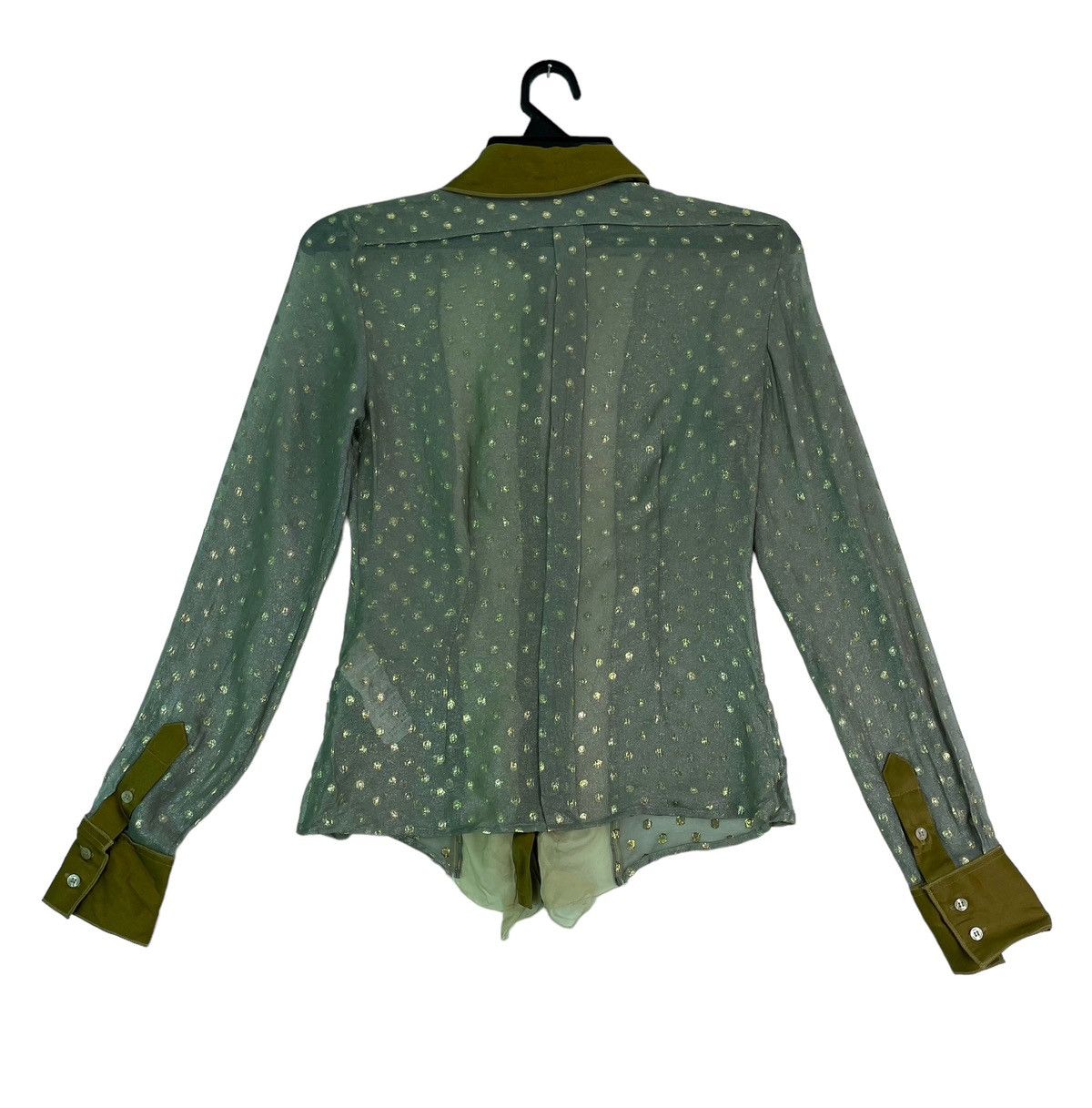 Dolce & Gabbana Dolce and Gabbana D&G polka dot silk blouse shirts Size XS / US 0-2 / IT 36-38 - 5 Thumbnail