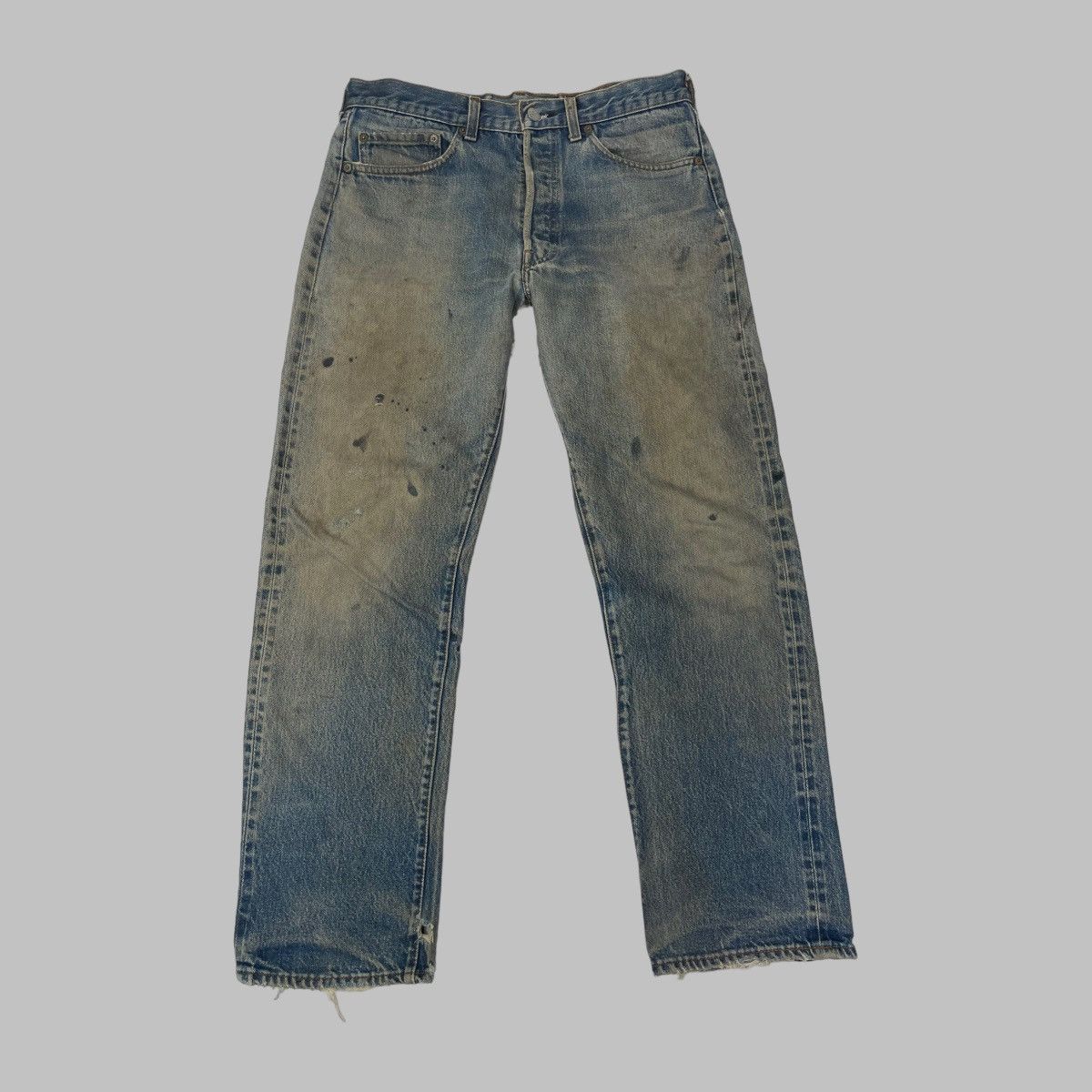 Vintage Vintage 1970s Levi’s 501 Dirty Wash Selvage Denim Jeans | Grailed