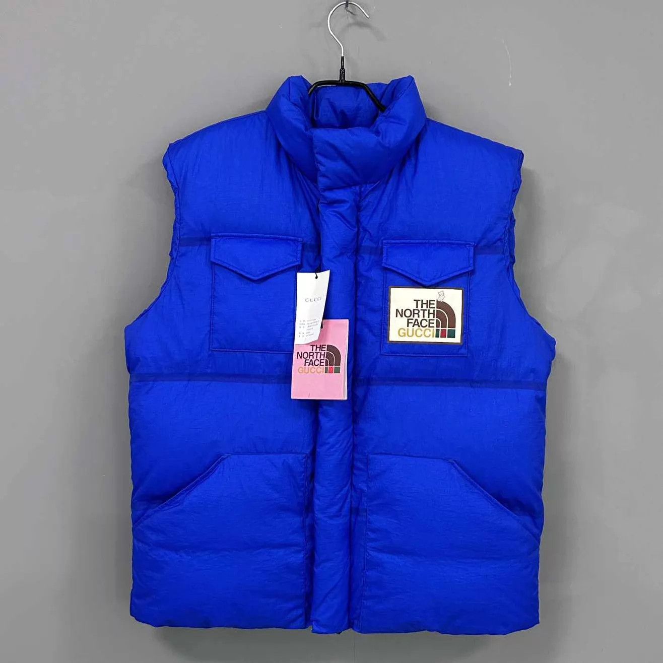 Gucci GUCCI TNF Embroidered Logo Down Vest S New with Tags Size US S / EU 44-46 / 1 - 1 Thumbnail