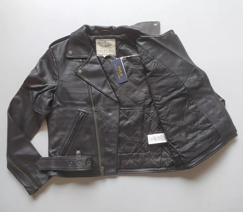 Polo Ralph Lauren Polo Ralph Lauren Leather Jacket global shipping IFD -0709 Size S / US 4 / IT 40 - 3 Thumbnail