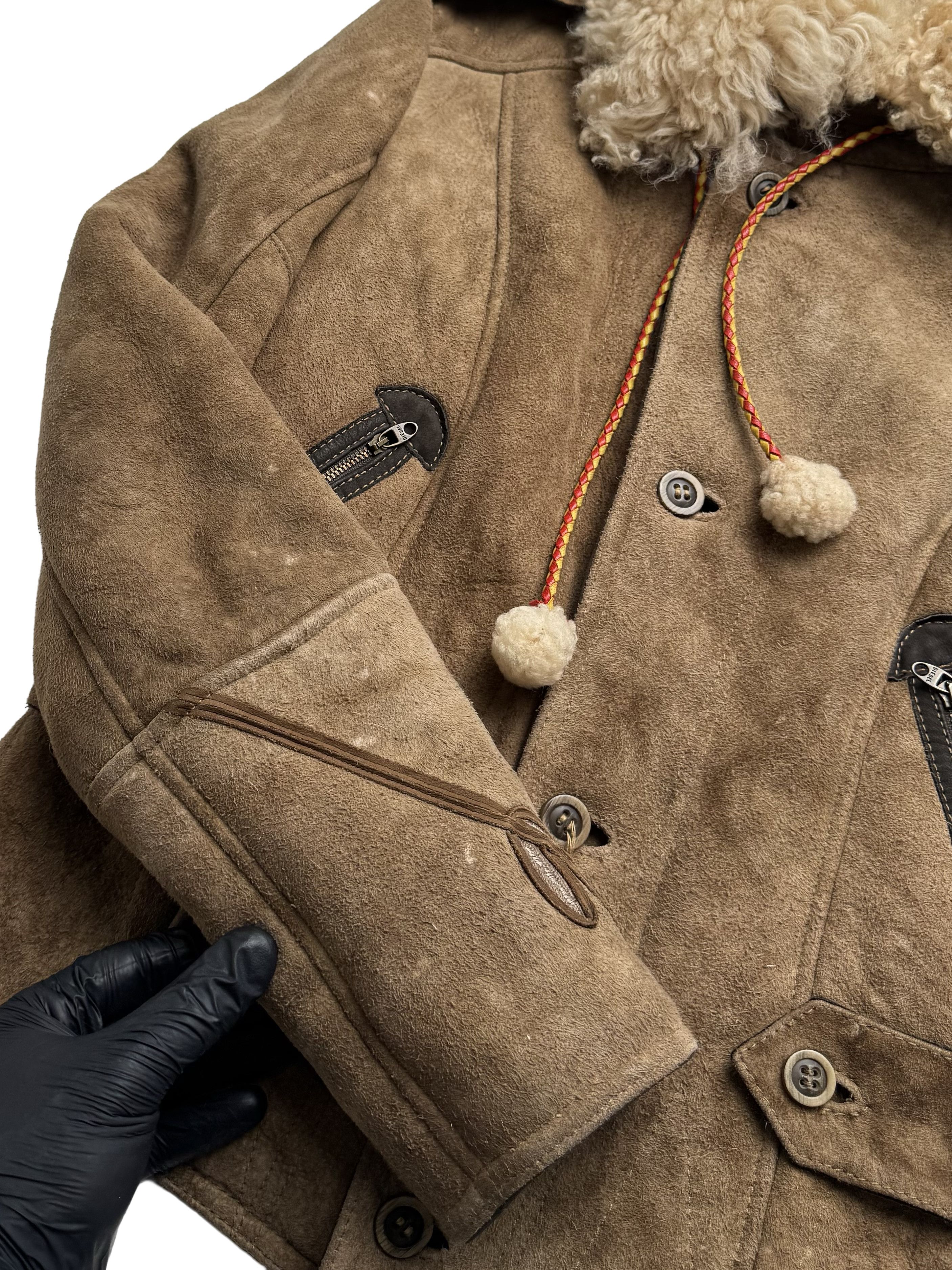 Diesel Diesel Vintage Real Shearling Cropped Jacket Size S / US 4 / IT 40 - 9 Thumbnail