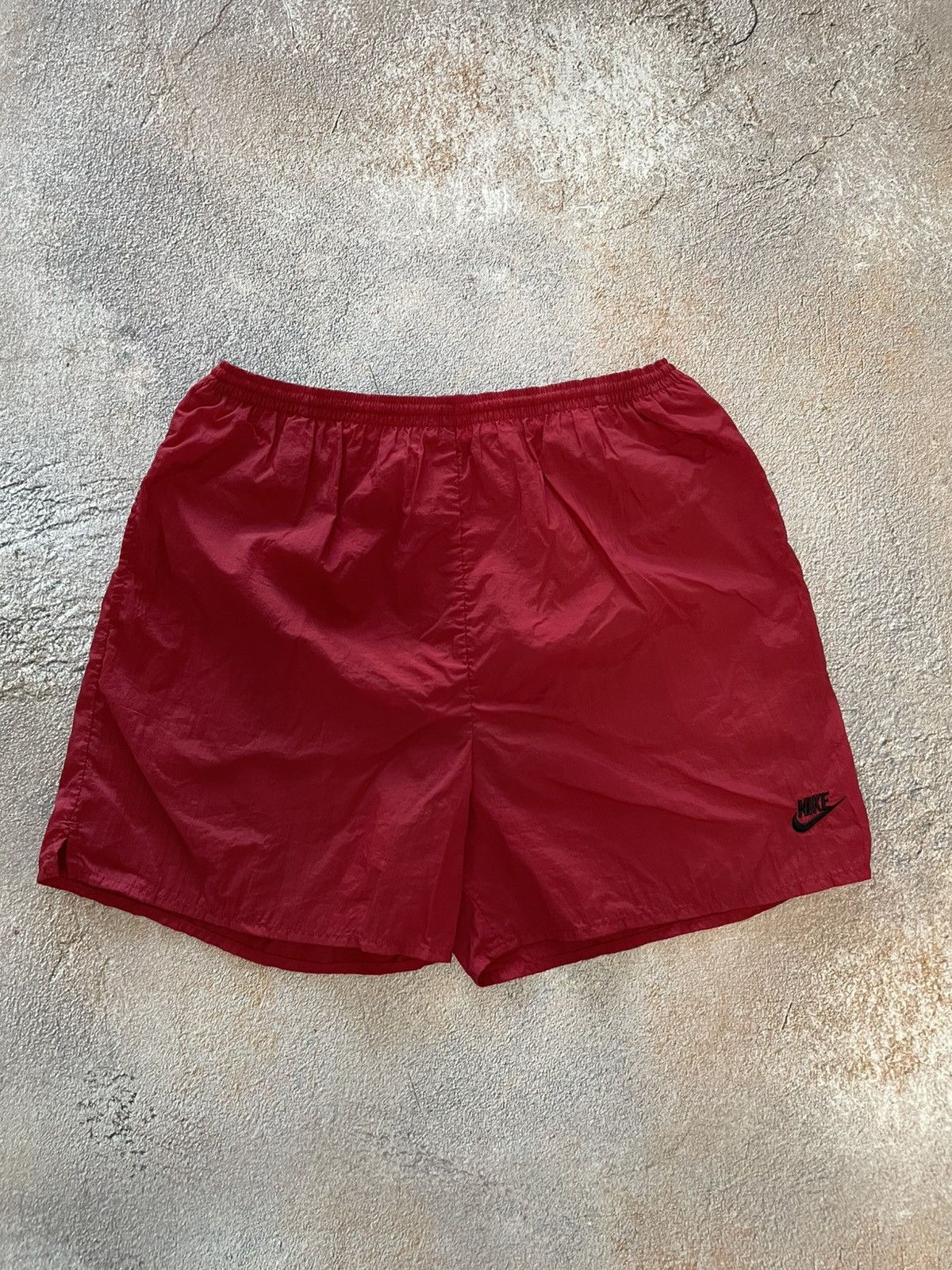 Nike Vintage Nike Big Logo Nylon Drill Shorts Size US 34 / EU 50 - 3 Thumbnail