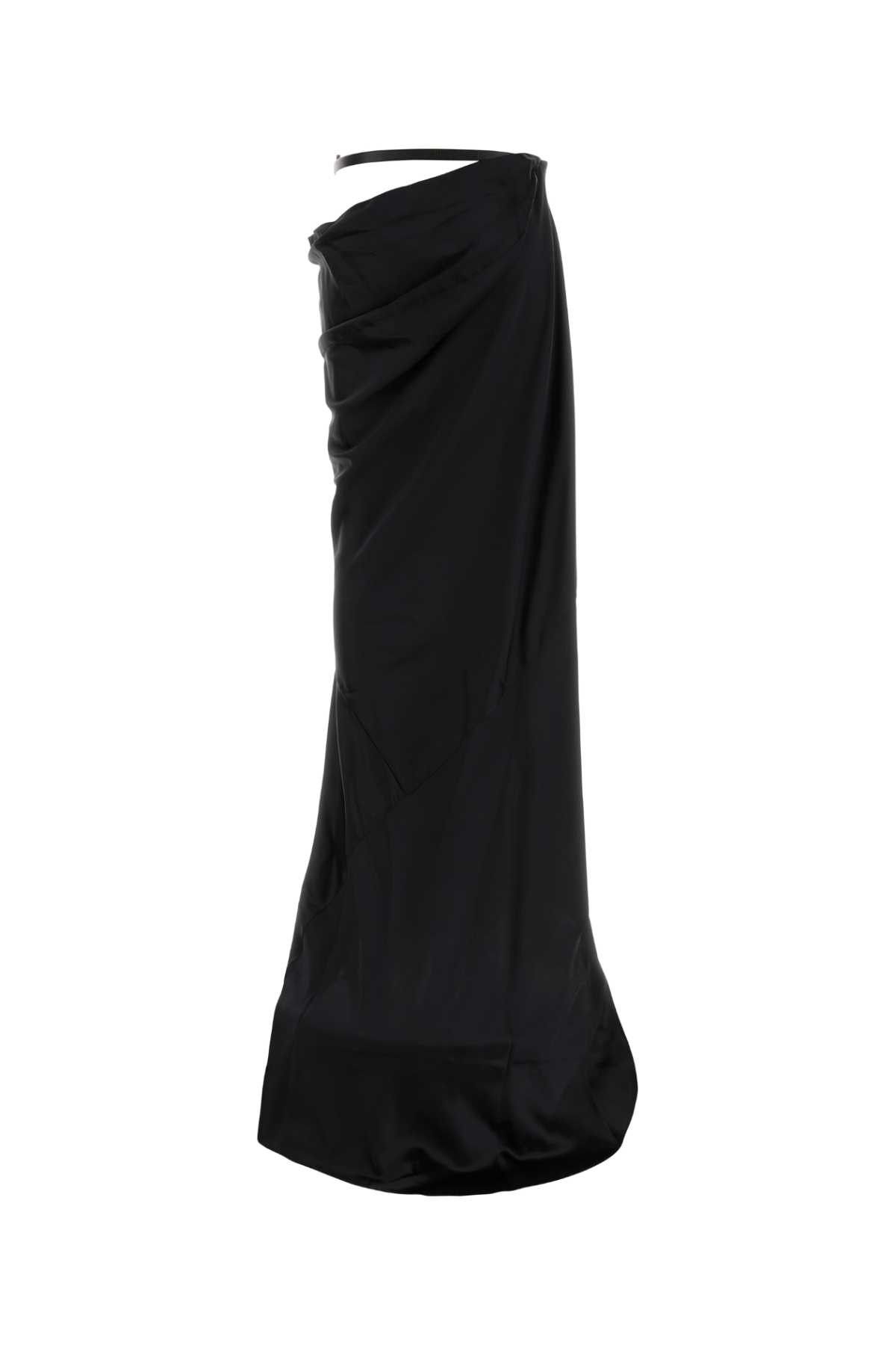 Tom Ford Black Satin Skirt Size 27" / US 4 / IT 40 - 1 Thumbnail