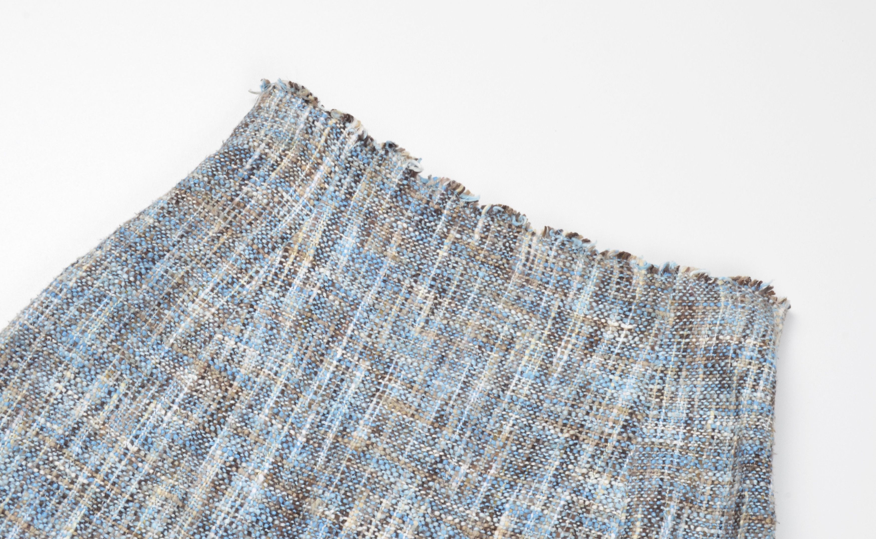 Vintage Paul Smith Tweed Multicolor Knee Length A-line Skirt