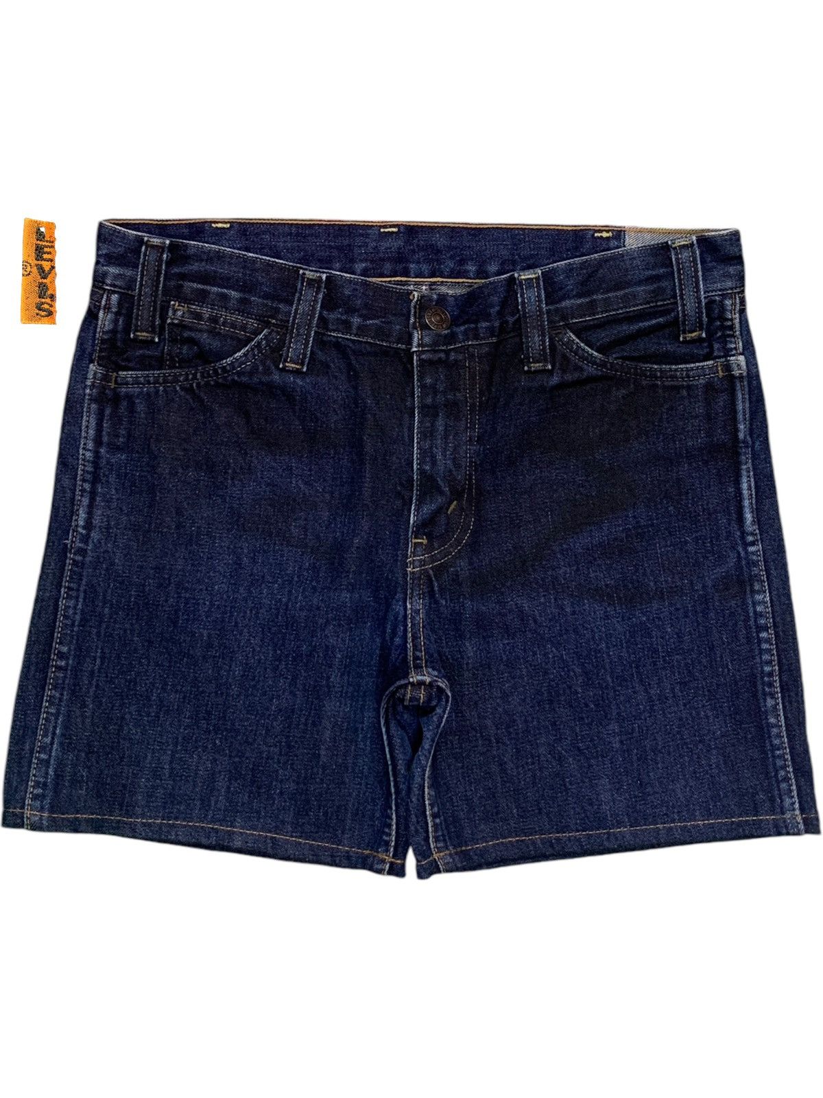 Levi's × Levi's Vintage Clothing Vintage 90s Levis Orange Tab Big E Blue Denim Shorts Size 30" / US 8 / IT 44 - 1 Thumbnail
