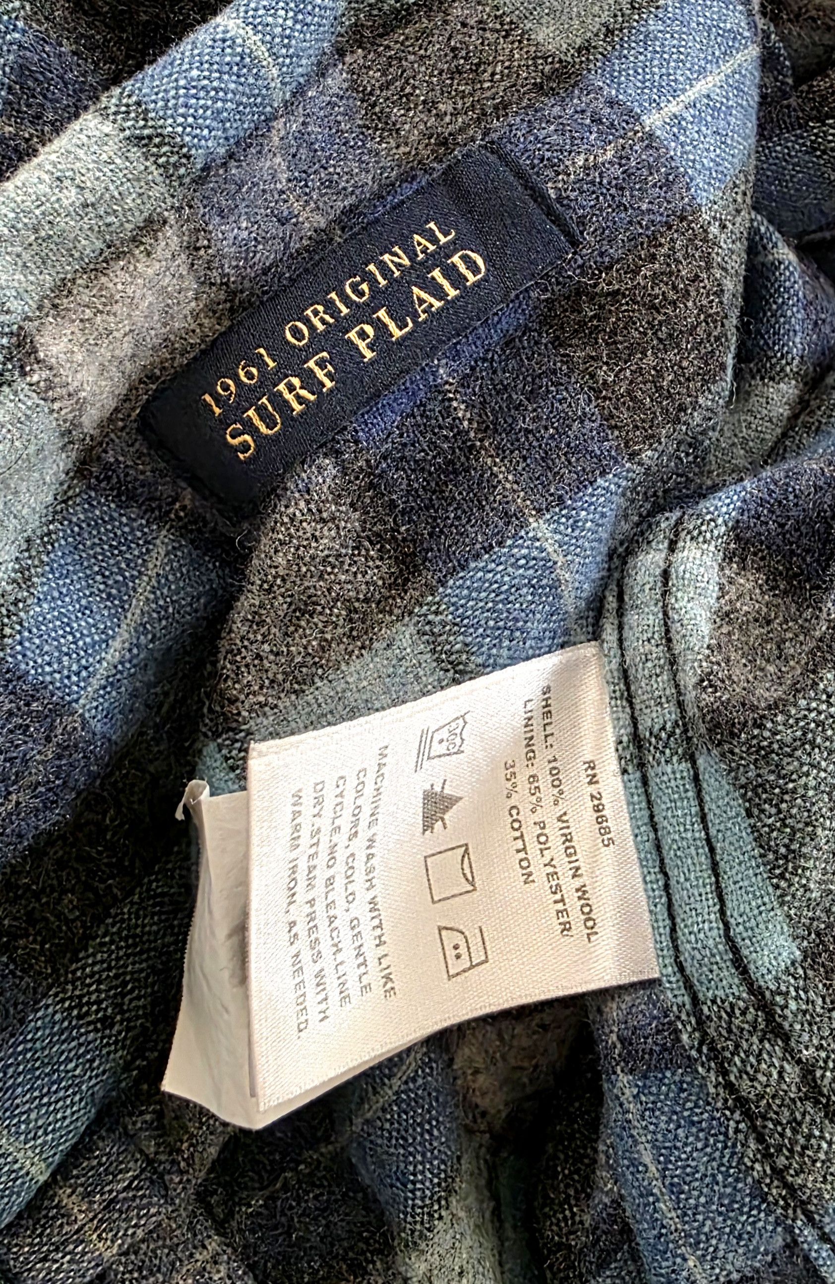 Pendleton Pendleton Board Shirt Wool Flannel Blue Plaid Button-Up XXL Size US XXL / EU 58 / 5 - 7 Thumbnail