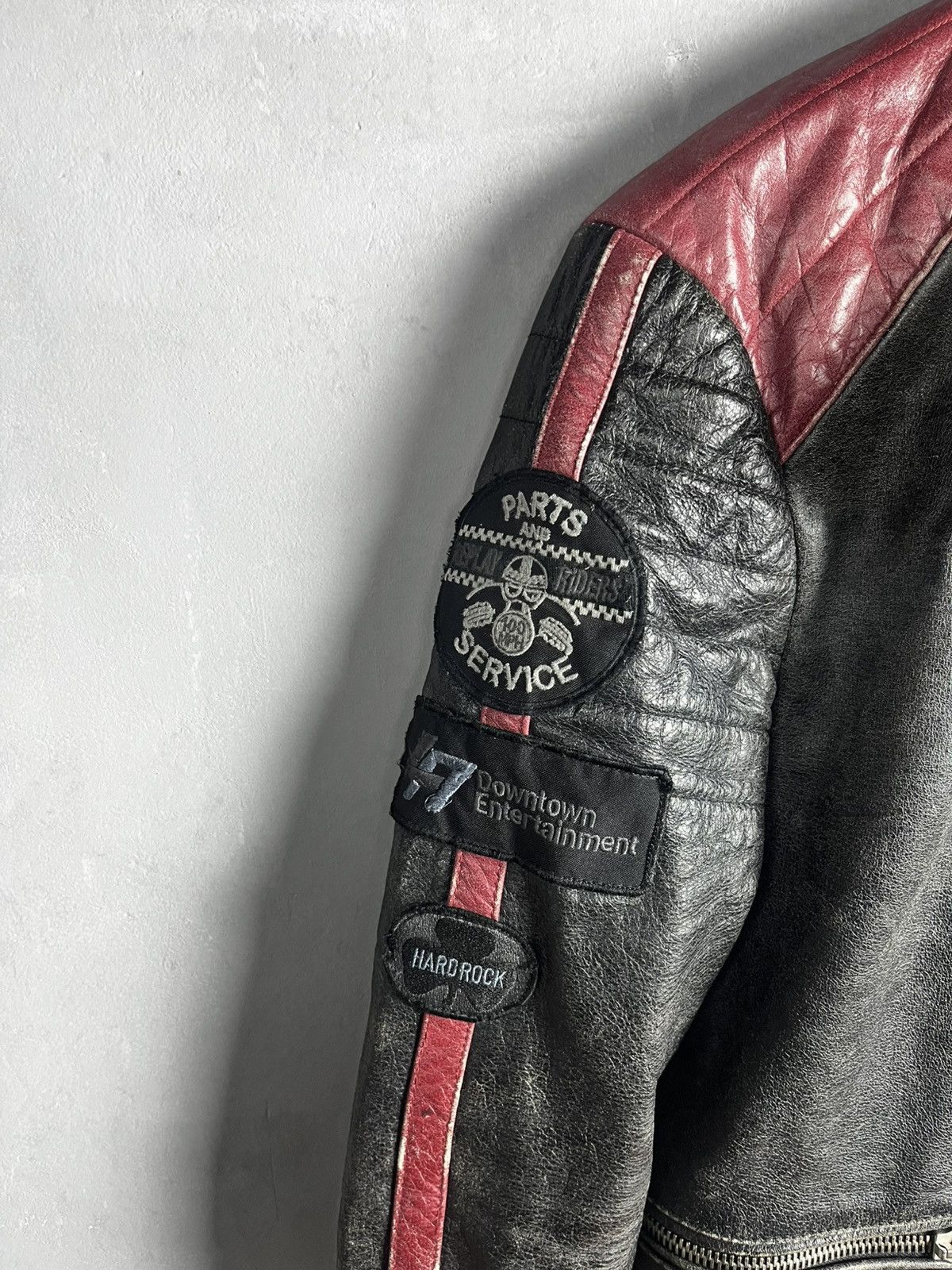 Replay Replay racing leather jacket size L y2k Size US L / EU 52-54 / 3 - 6 Thumbnail
