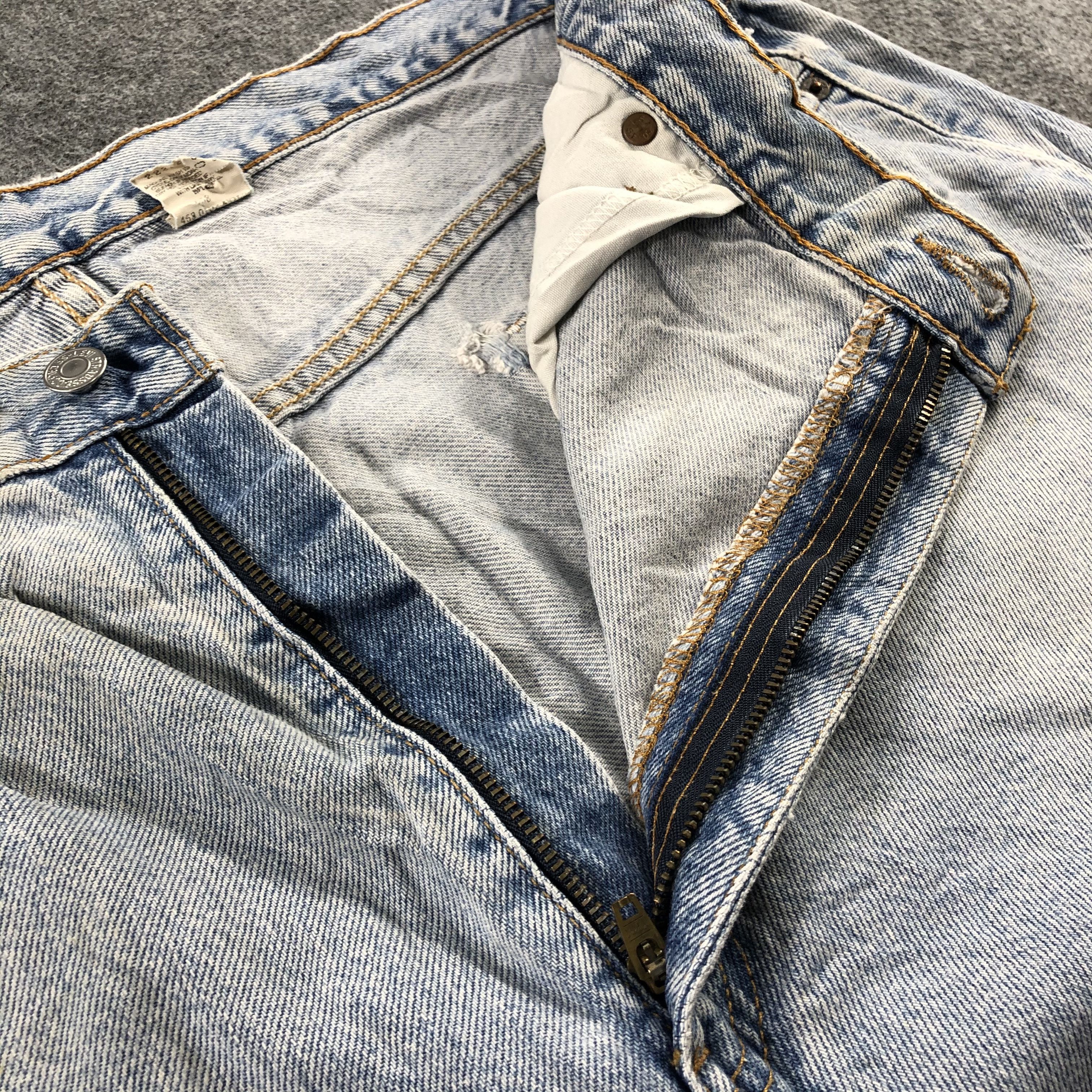 Levi's 90s Vintage Light Wash Levis Jeans-J2503 Size US 41 - 12 Thumbnail