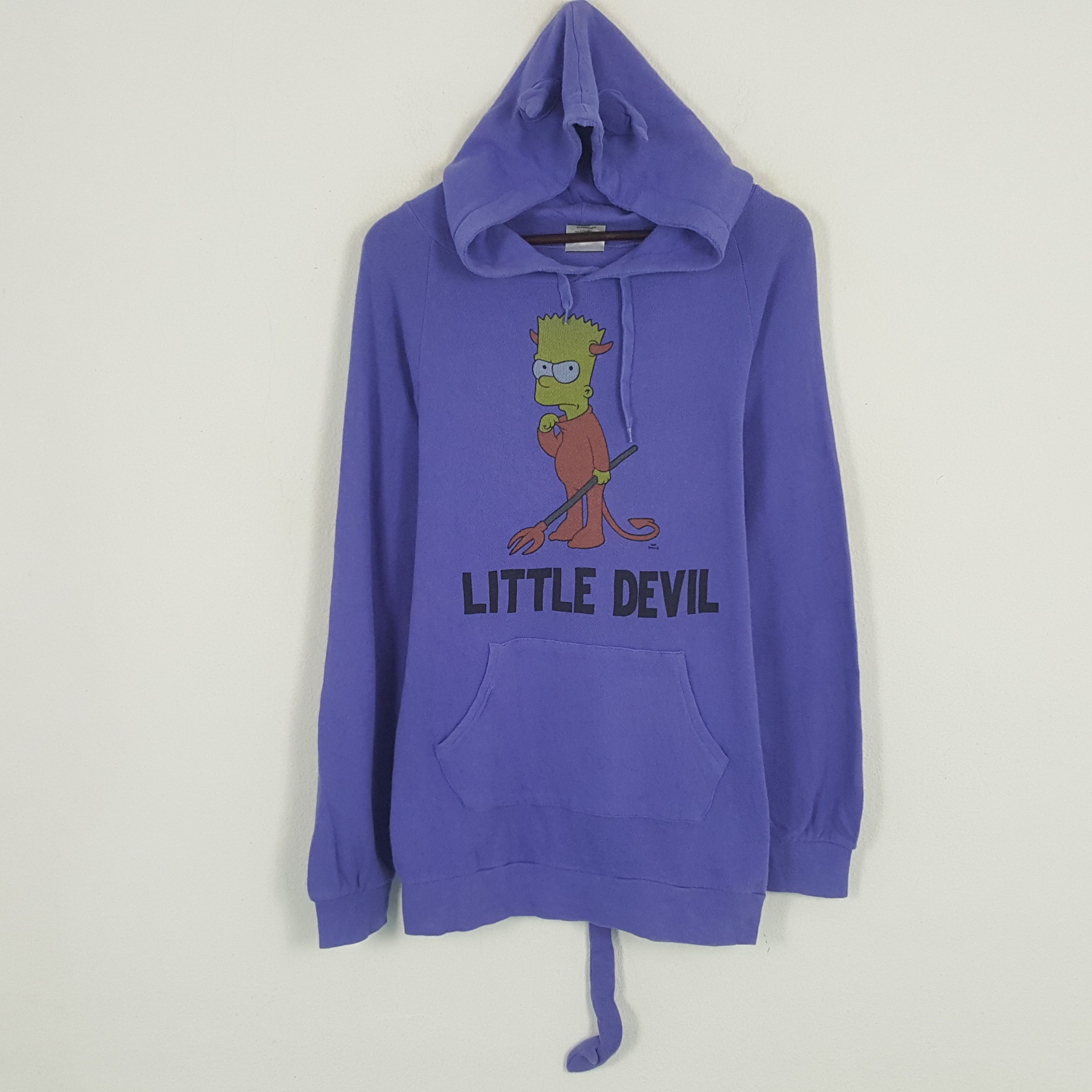 The Simpsons × Vintage Vintage The Simpsons Little Devill Sweatshirt Size US S / EU 44-46 / 1 - 1 Thumbnail