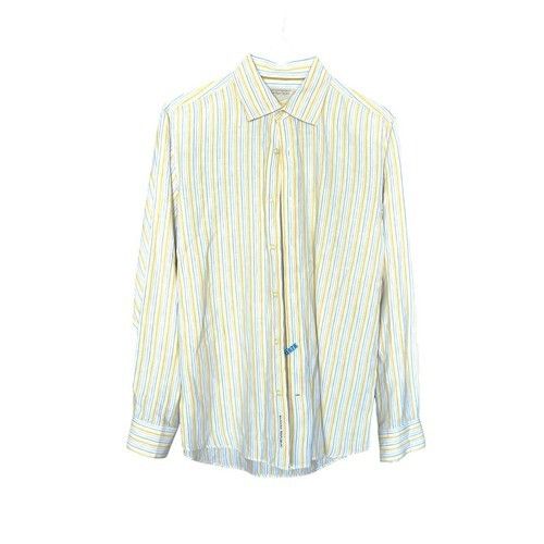 Banana Republic Banana Republic Button Up Shirt Mens Size M Blue Yellow Stri Size US M / EU 48-50 / 2 - 3 Thumbnail