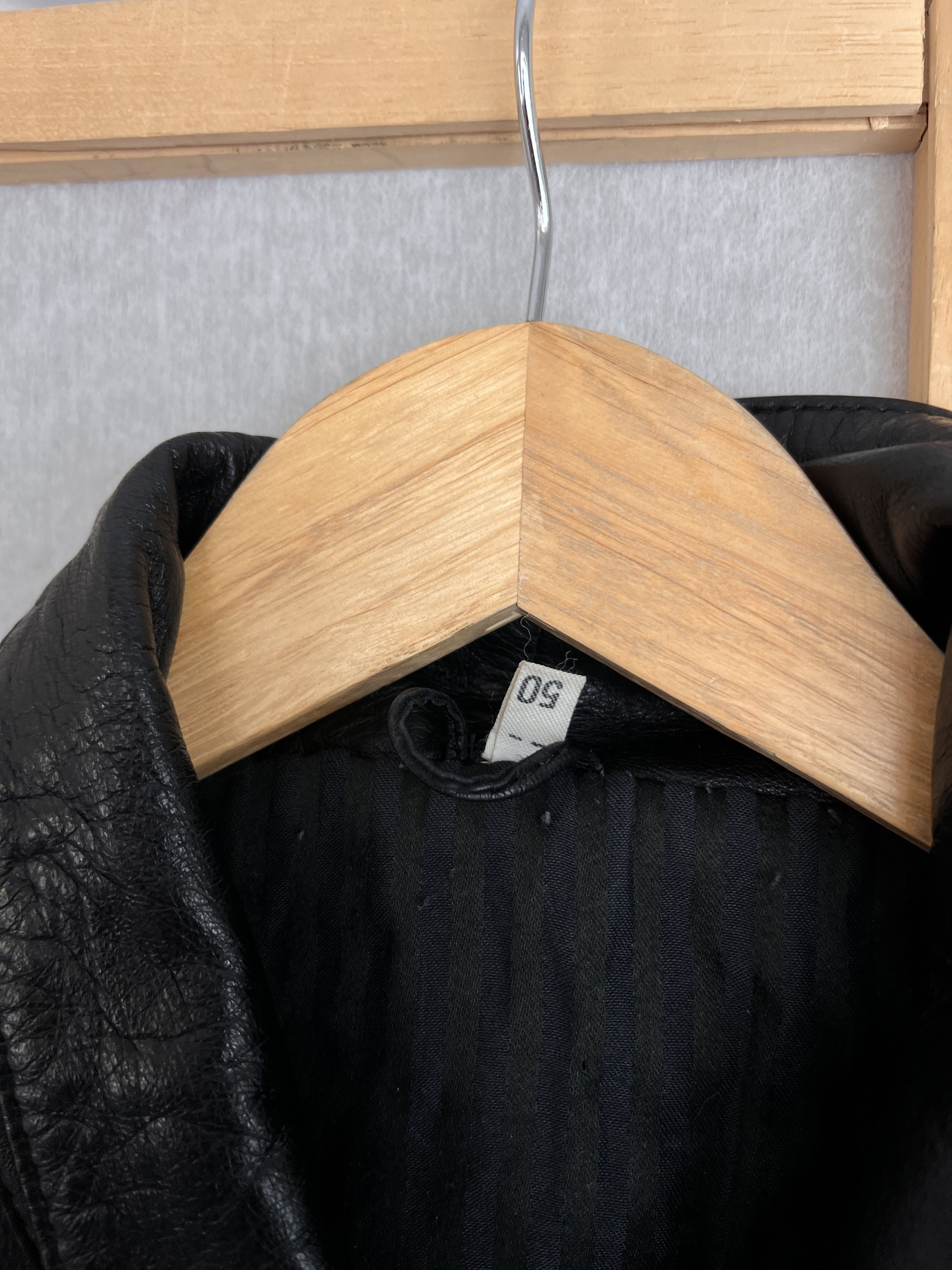 Yohji Yamamoto 2000s JAPANESE ISSEY MIYAKE STYLE LEATHER JACKET LGB I6W9 L Size US M / EU 48-50 / 2 - 15 Thumbnail