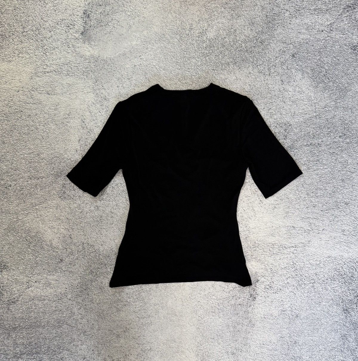 Burberry Burberry London Women Blouse Ruched V-Neck Stretch Top Logo Size M / US 6-8 / IT 42-44 - 10 Thumbnail