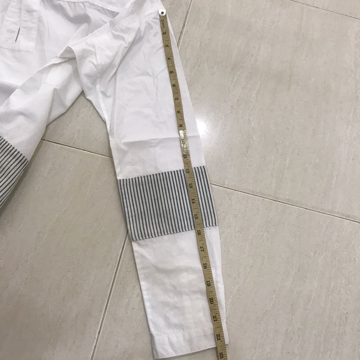 Visvim Visvim Collarless Stripe Trimmed Cotton Size US M / EU 48-50 / 2 - 14 Thumbnail