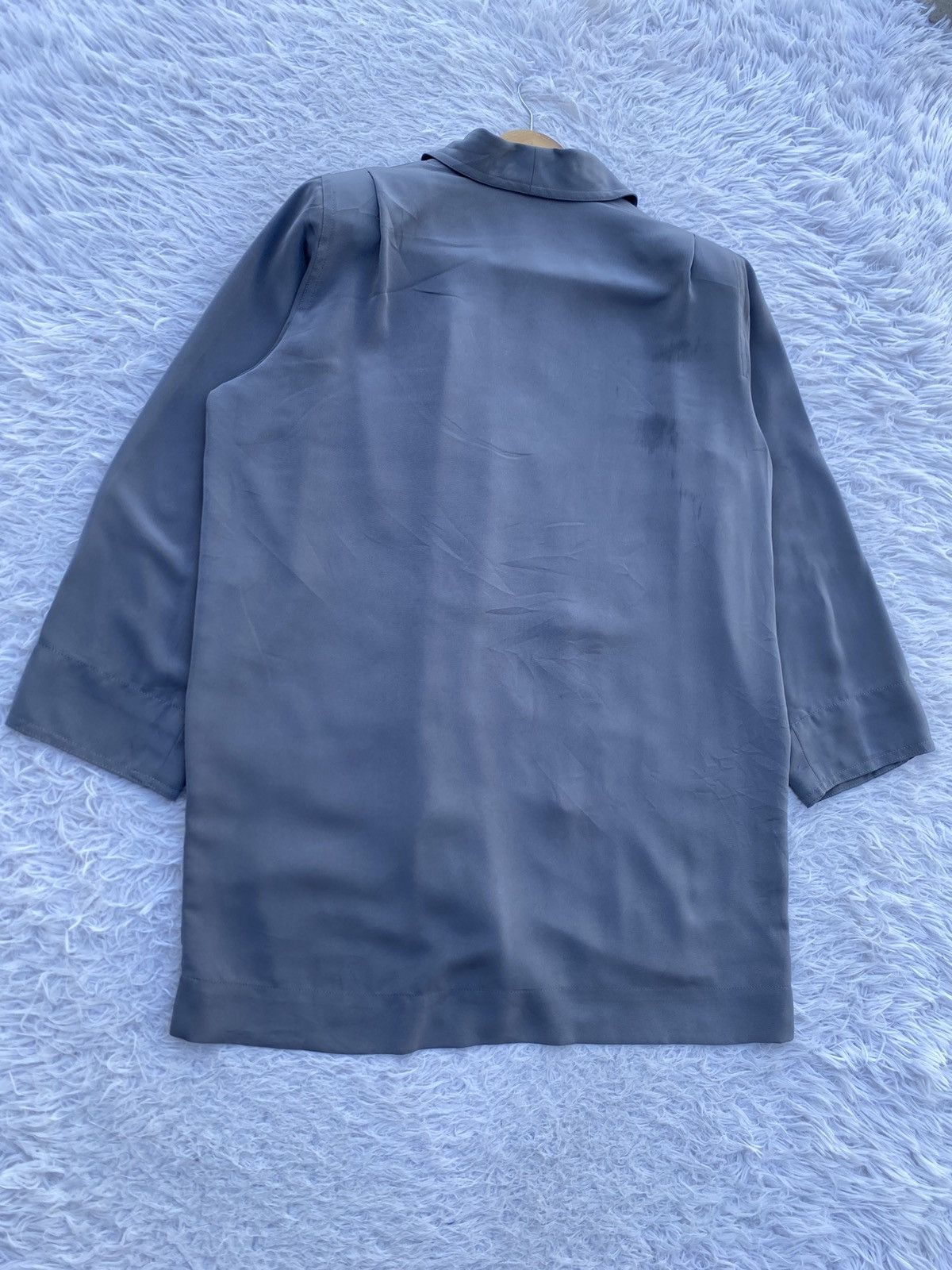 Givenchy Rare Vintage 90s Givenchy Satin Double Breasted Blazer Women Size M / US 6-8 / IT 42-44 - 12 Thumbnail
