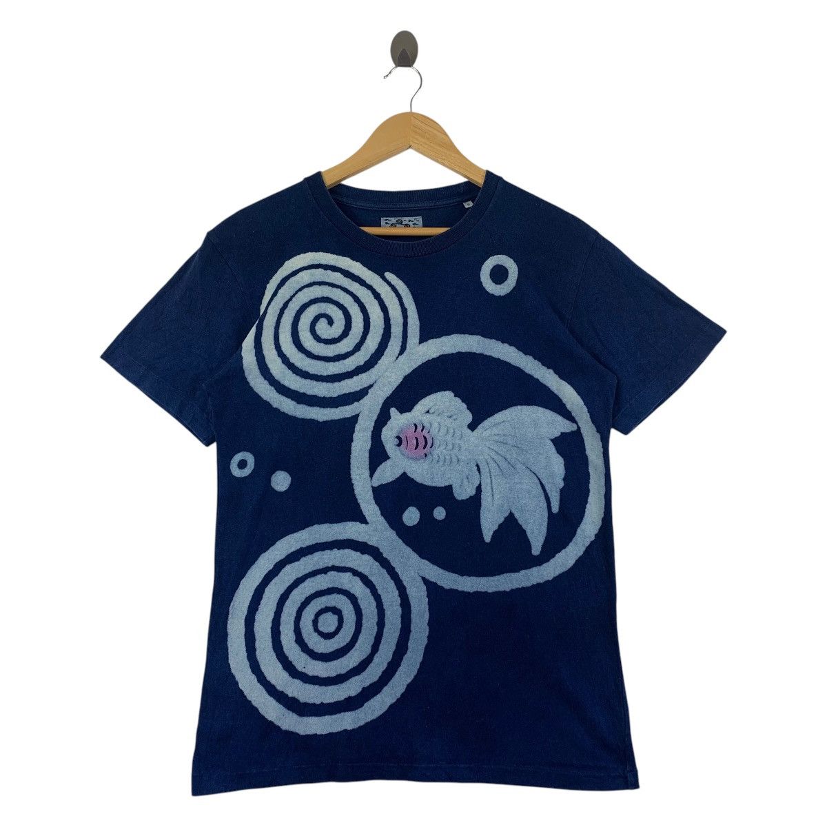 Japanese Brand × Okura OKURA japanesebrand Gold fish printed tee Size US M / EU 48-50 / 2 - 1 Thumbnail