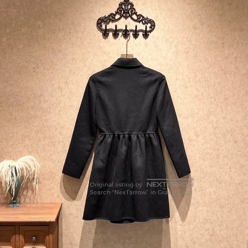 Valentino Valentino Black double-breasted coat Size S / US 4 / IT 40 - 2 Thumbnail