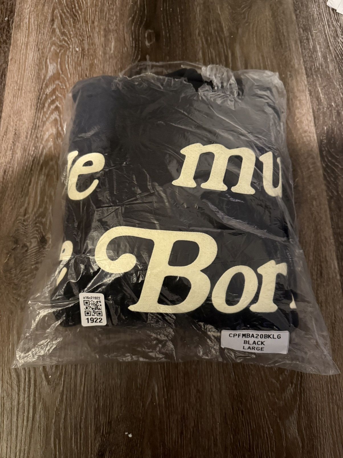 Kanye West x CPFM Ye Must Be Born Again Black Hoodie