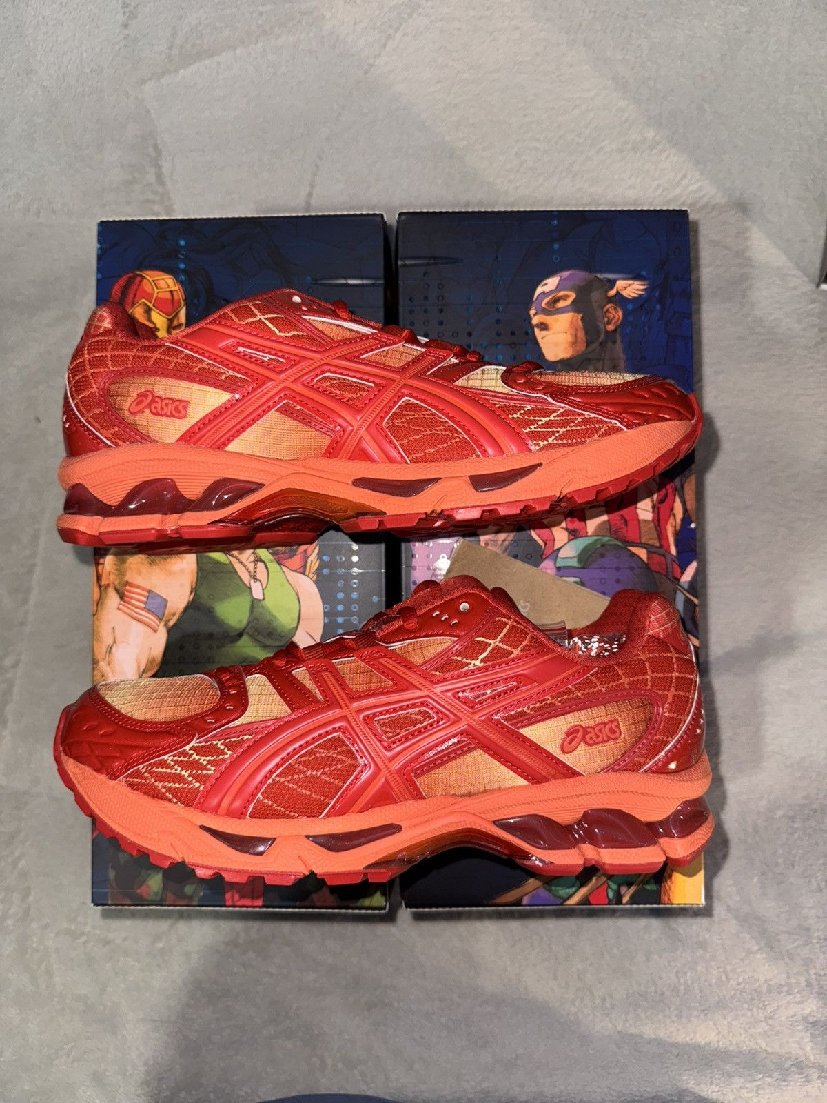 Asics × Kith × Marvel Comics ASICS Gel Nimbus 10.1 Kith Marvel v Capcom Ironman v Megaman Size US 8.5 / EU 41-42 - 1 Thumbnail
