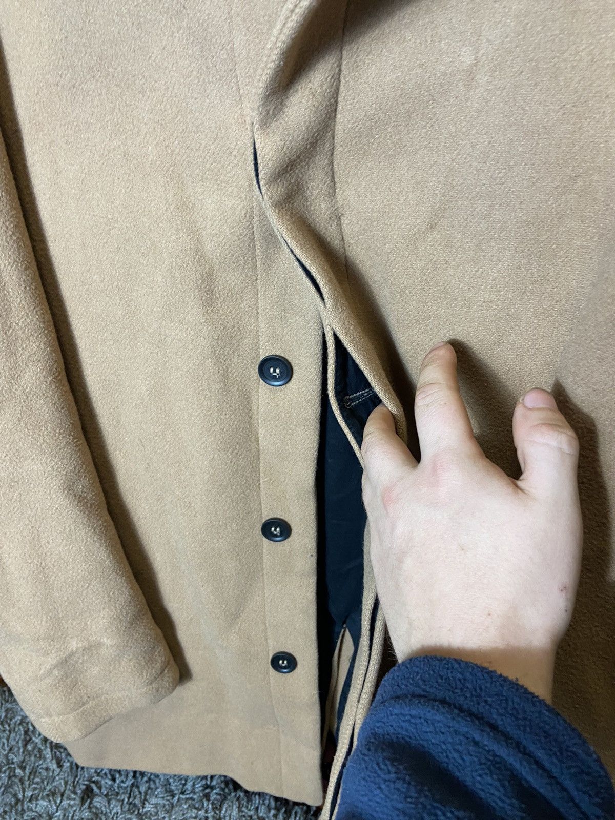 Designer × FrenchTrotters × Vintage FRENCH TROTTERS WOOL MENS PREMIUM CLASSIC TRENCH COAT Size US S / EU 44-46 / 1 - 3 Thumbnail