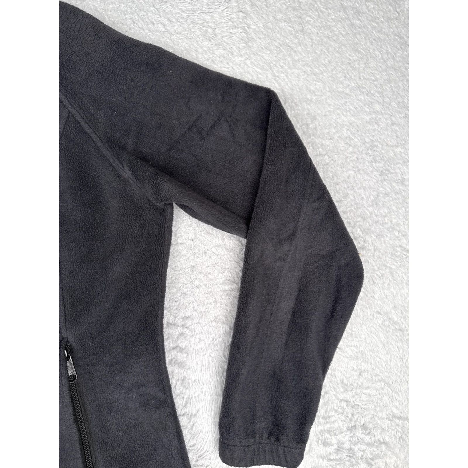 Vintage Columbia Fleece Jacket Womens Small Black Full Zip Outdoor Hiking Warm Size S / US 4 / IT 40 - 5 Thumbnail