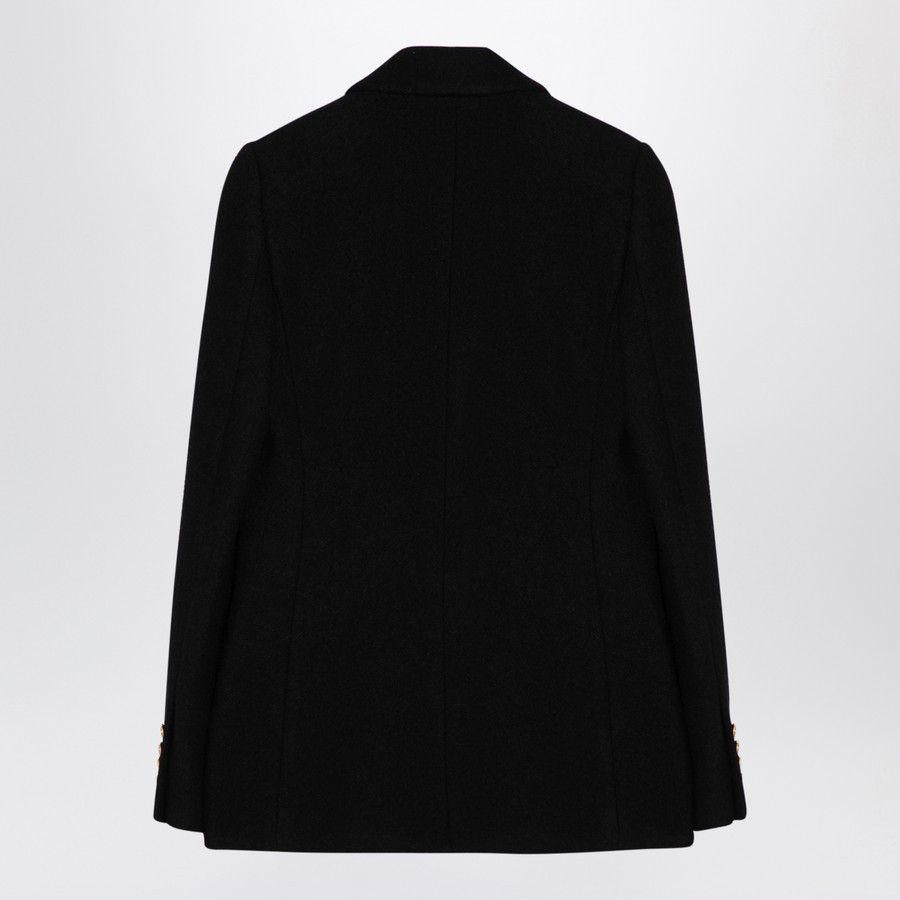 Chloe o1d2blof0824 Wool Double-breasted Jacket in Black Size S / US 4 / IT 40 - 2 Thumbnail