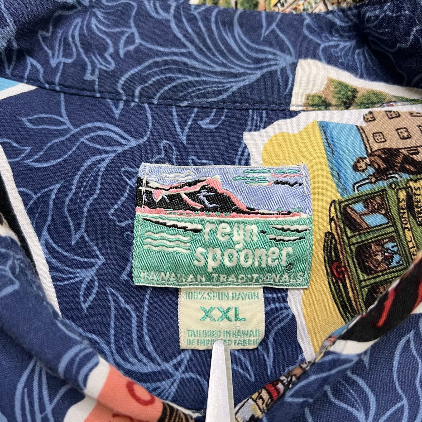 Reyn Spooner Reyn Spooner Hawaiian Shirt XXL California Postcard Aloha Size US XXL / EU 58 / 5 - 6 Thumbnail