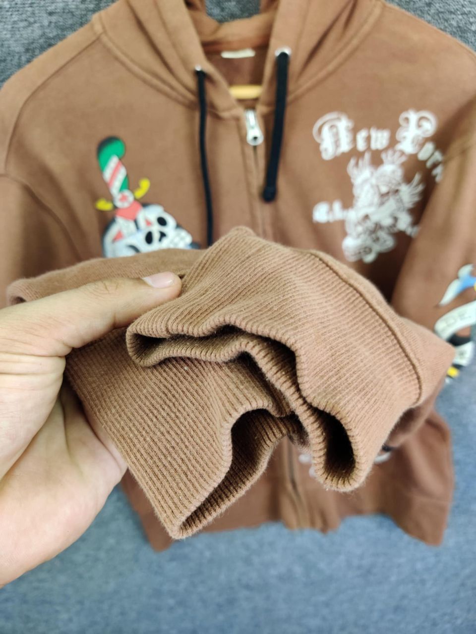 Ed Hardy Vintage Ed Hardy Christian Audigier Zipper Hoodie Brown Size US M / EU 48-50 / 2 - 13 Thumbnail