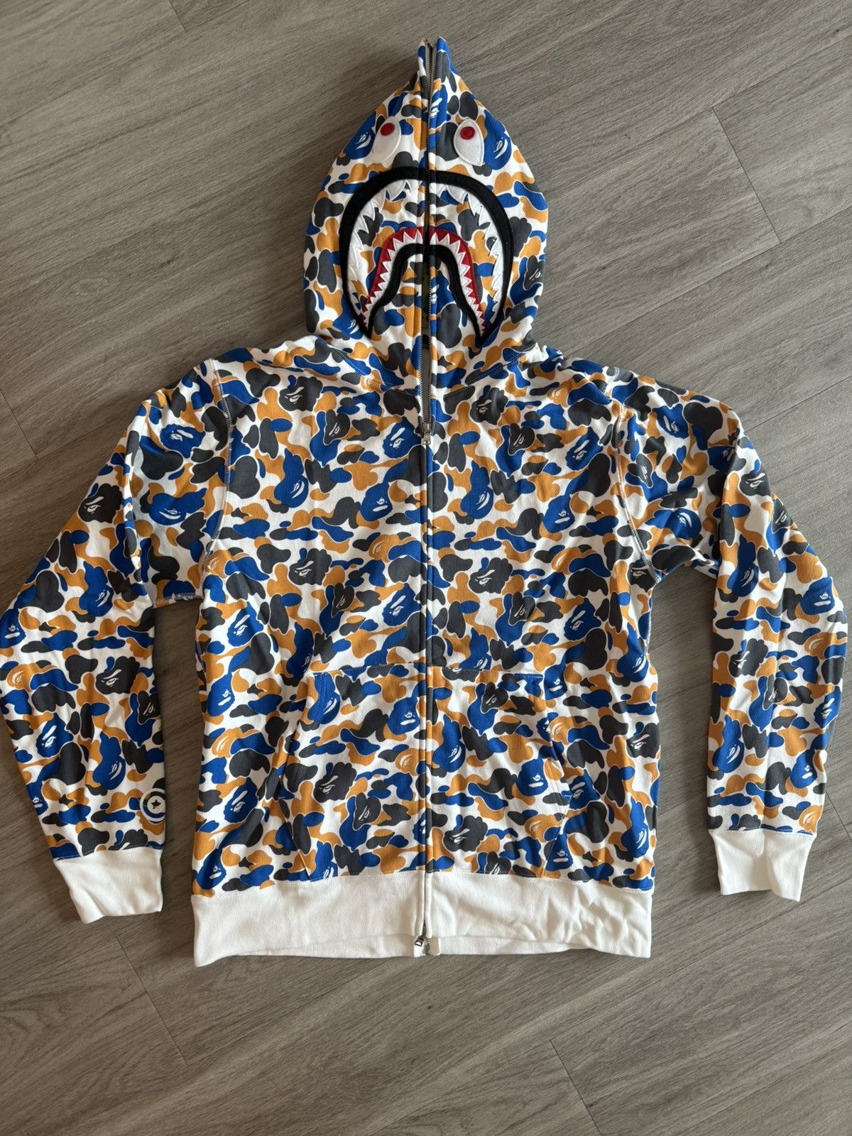 Bape A BATHING APE SEPARATE SHARK FULL ZIP HOODIE MADISON EXCLUSI